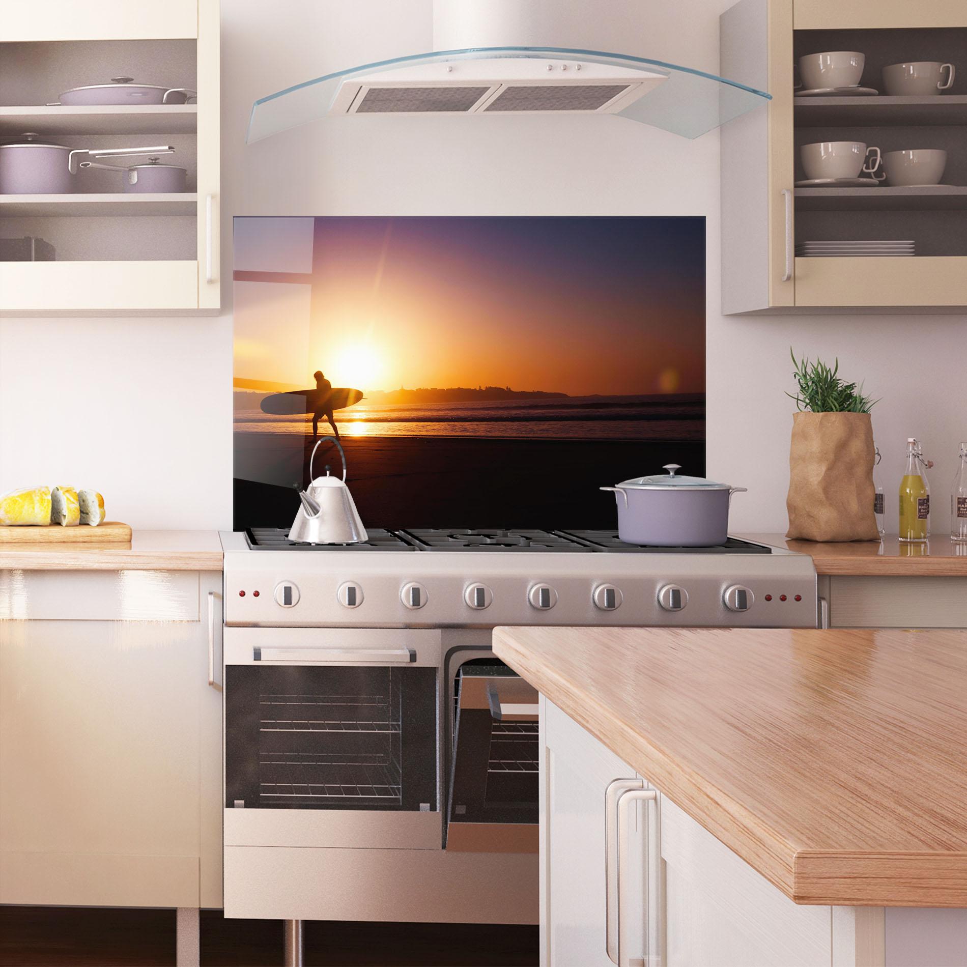 Panou Sticla Bucatarie Australian Sunset mockup 1