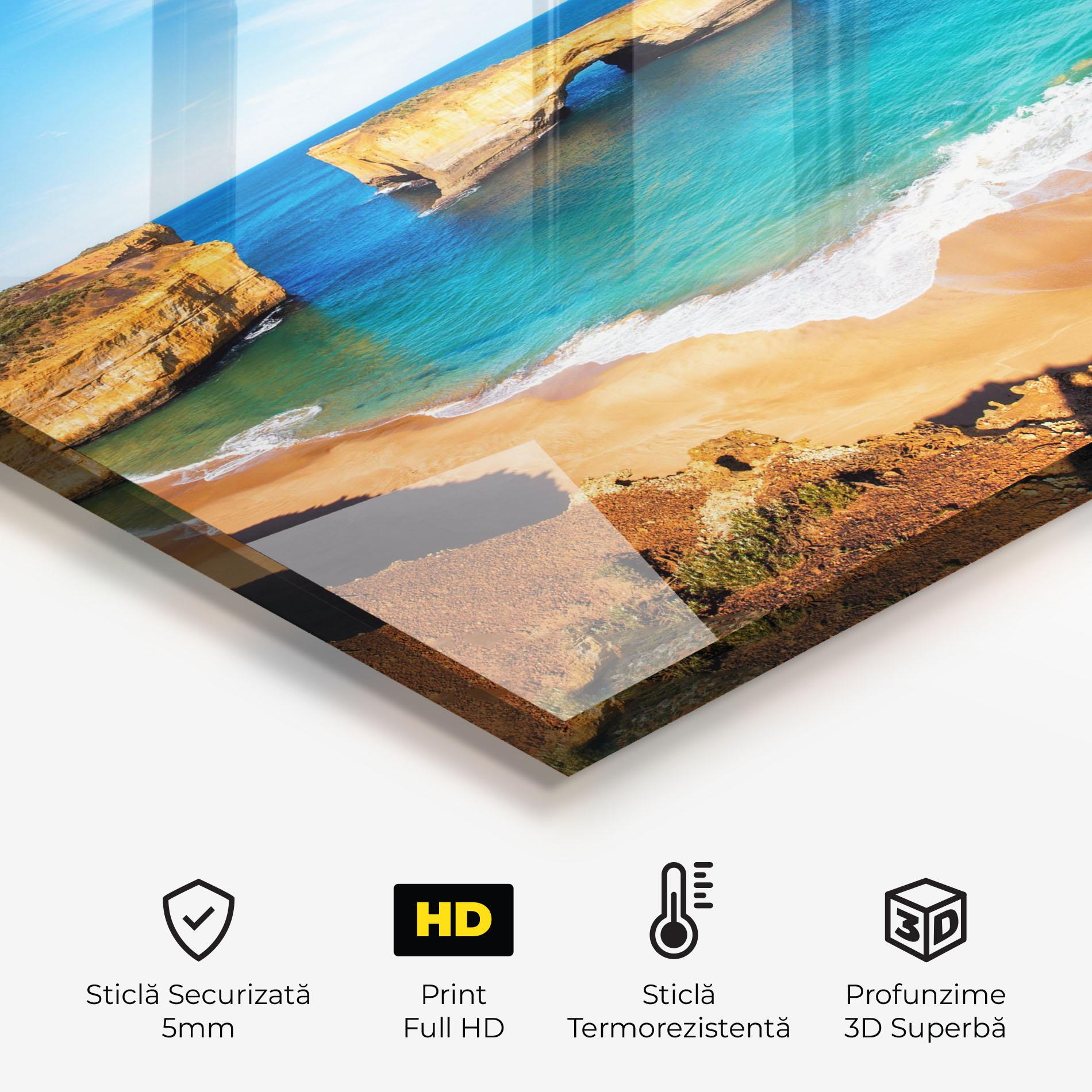 Panou Sticla Bucatarie Australian Island mockup 2