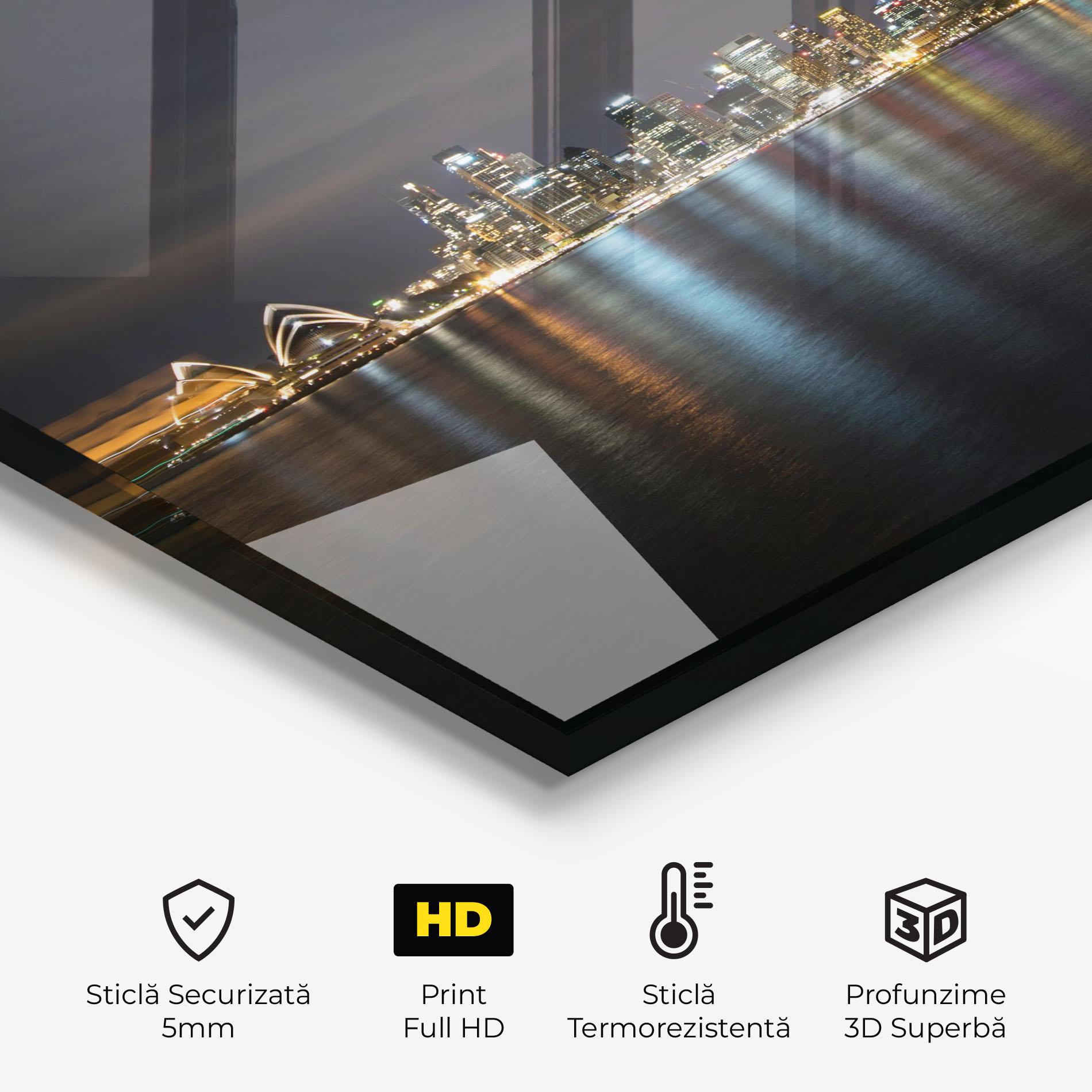 Panou Sticla Bucatarie Harbour Bridge mockup 2