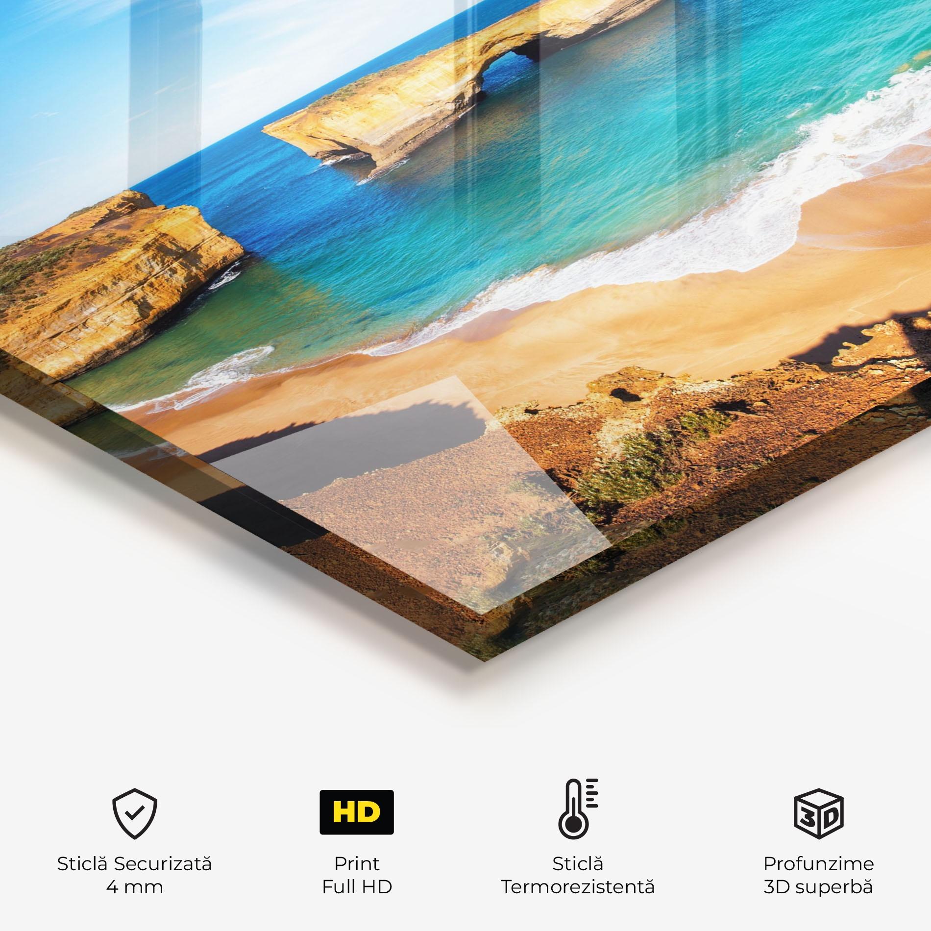 Panou Sticla Bucatarie Australian Island mockup 2