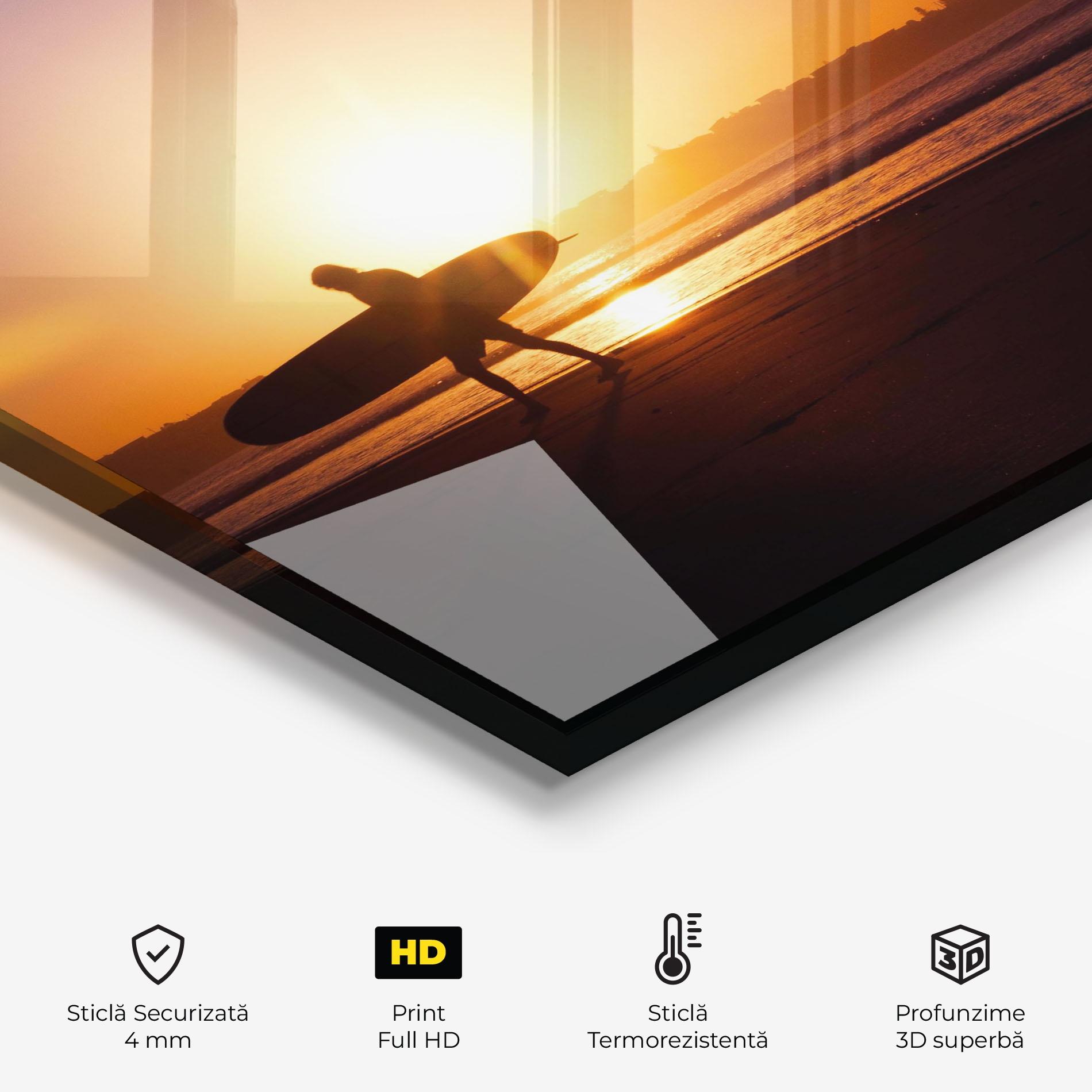 Panou Sticla Bucatarie Australian Sunset mockup 2