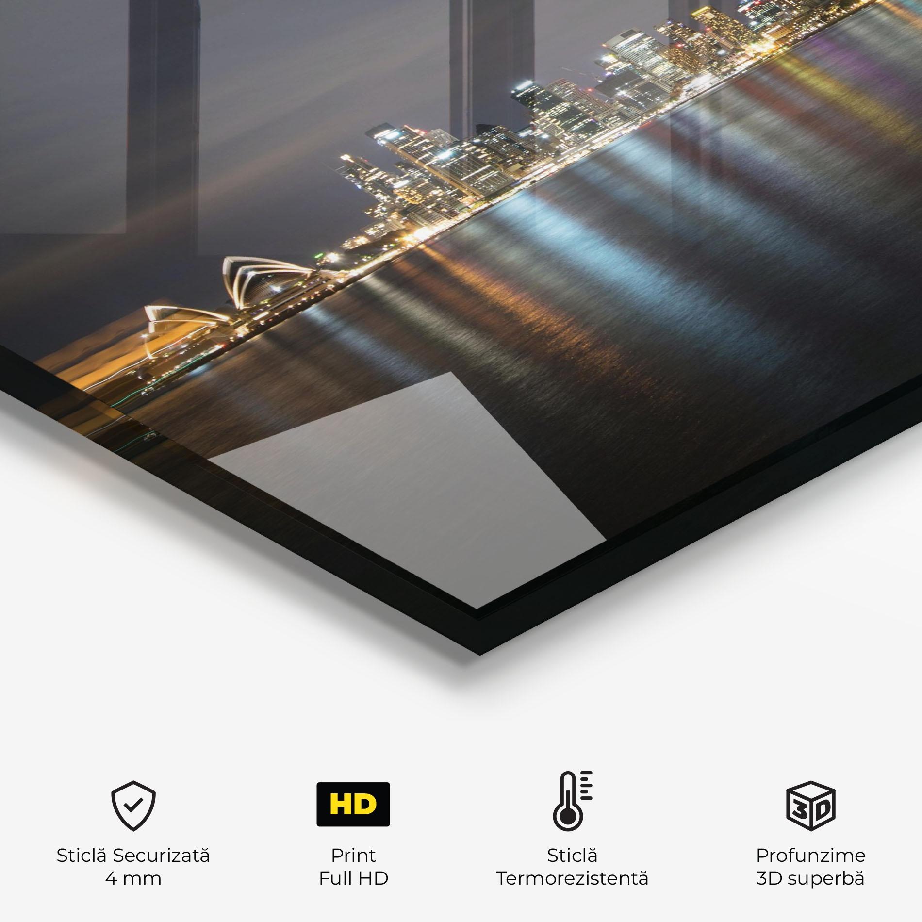 Panou Sticla Bucatarie Harbour Bridge mockup 2