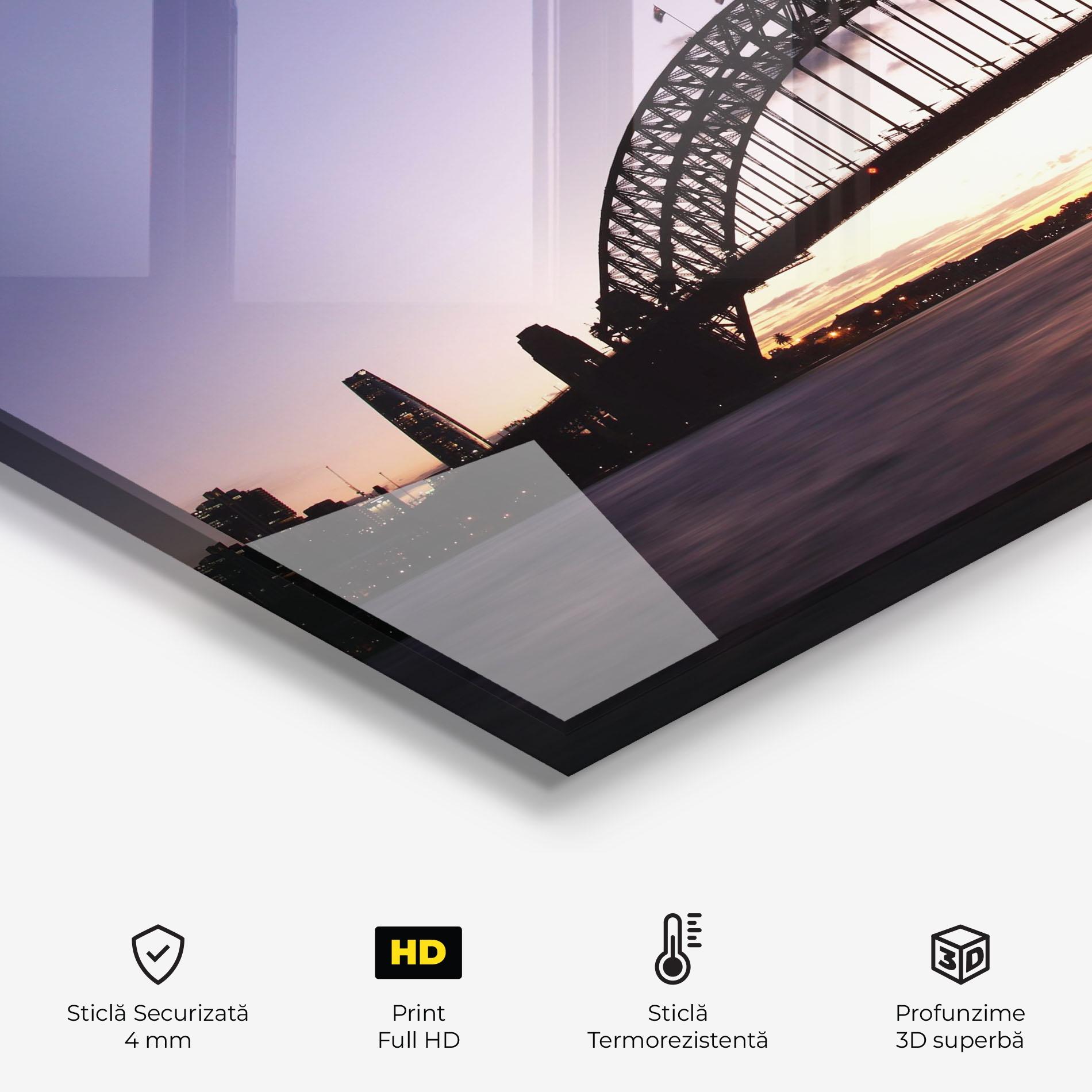 Panou Sticla Bucatarie Purple Sky Sydney mockup 2