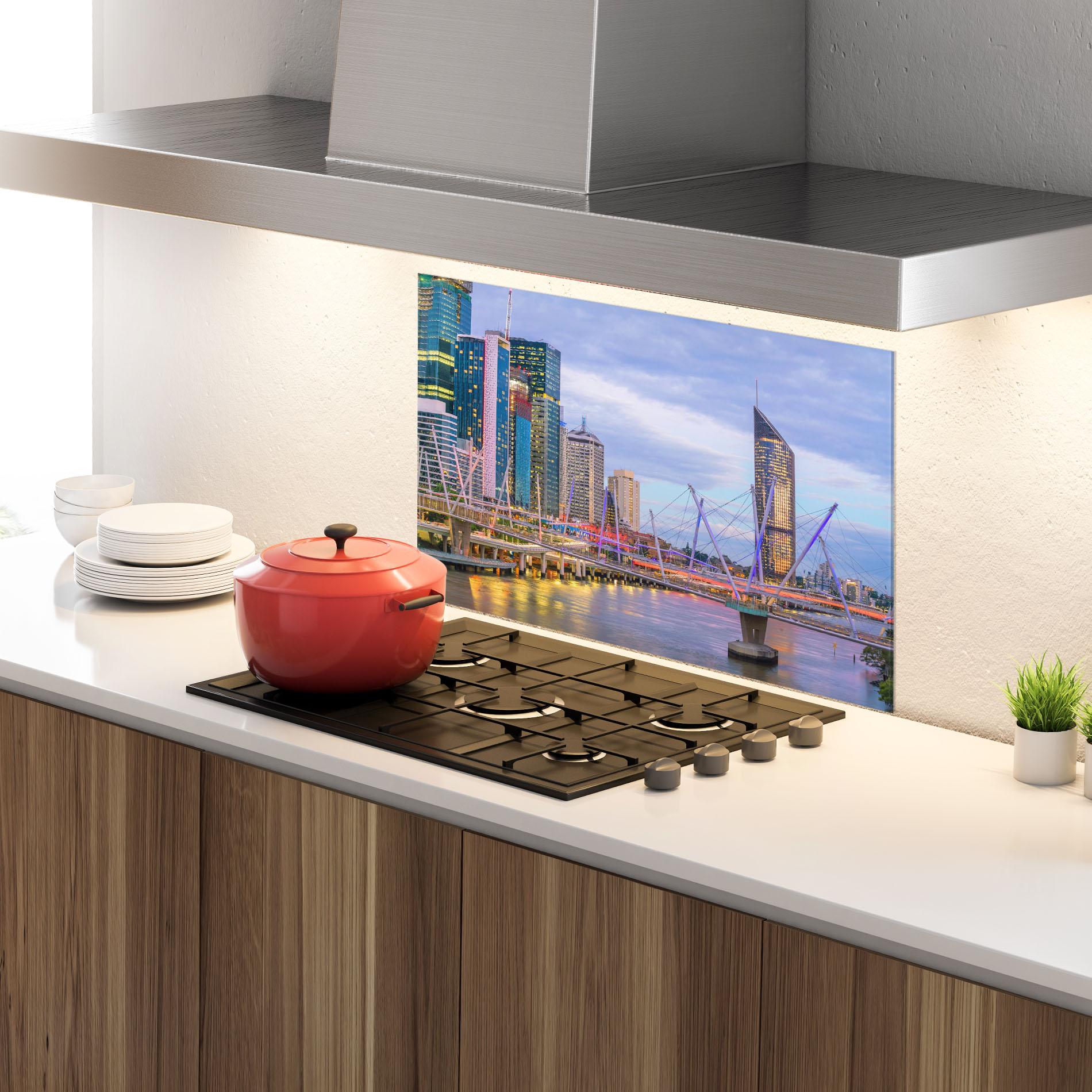 Panou Sticla Bucatarie Brisbane River Australia mockup 4