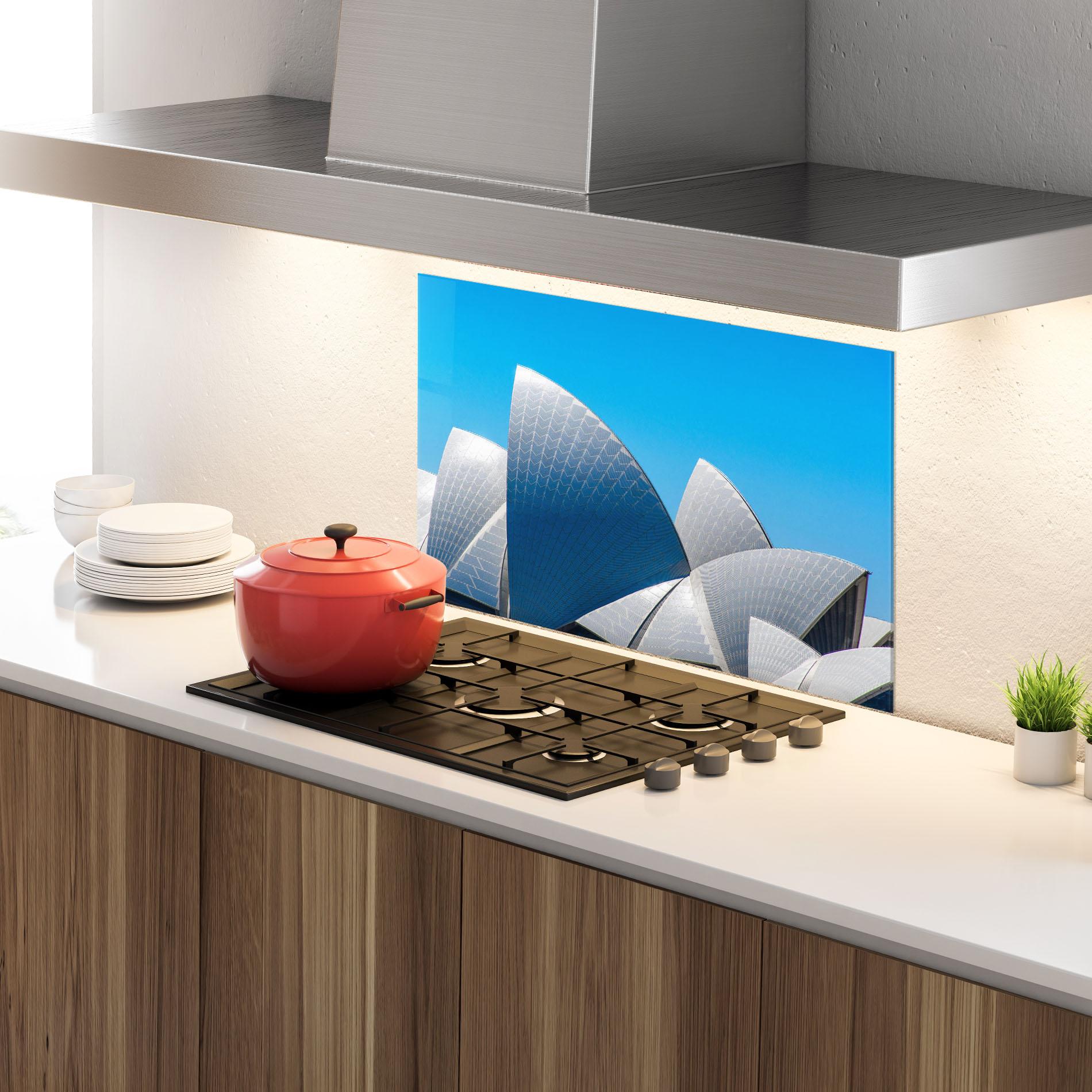 Panou Sticla Bucatarie Close Up Opera House mockup 4