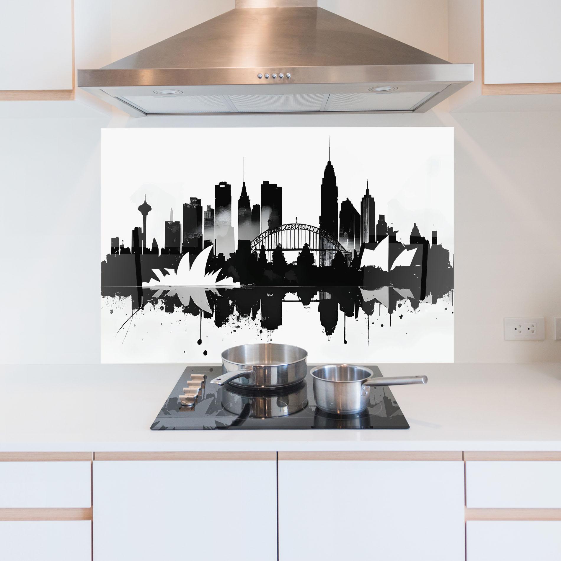 Panou Sticla Bucatarie Opera House Art mockup 5