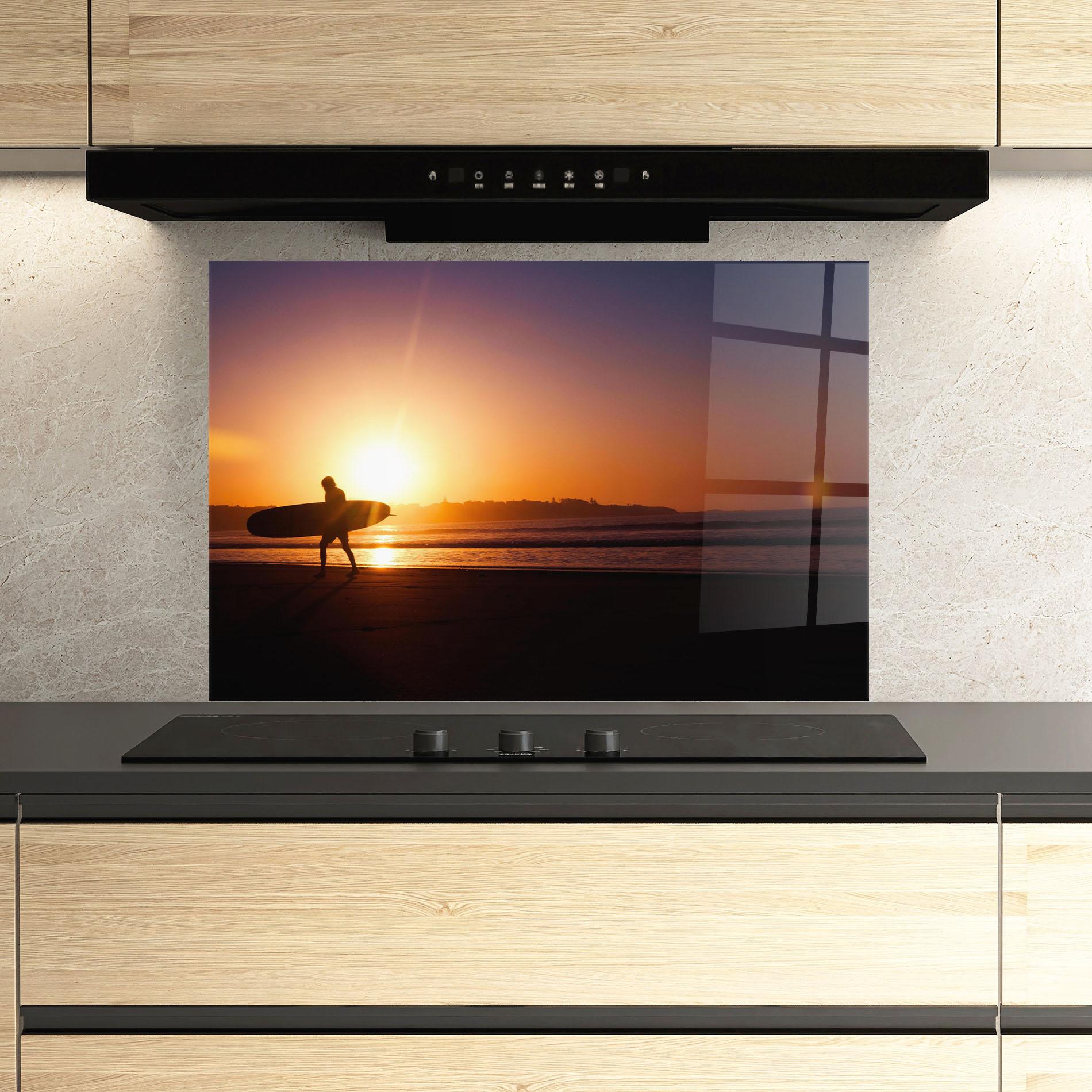 Panou Sticla Bucatarie Australian Sunset mockup 3