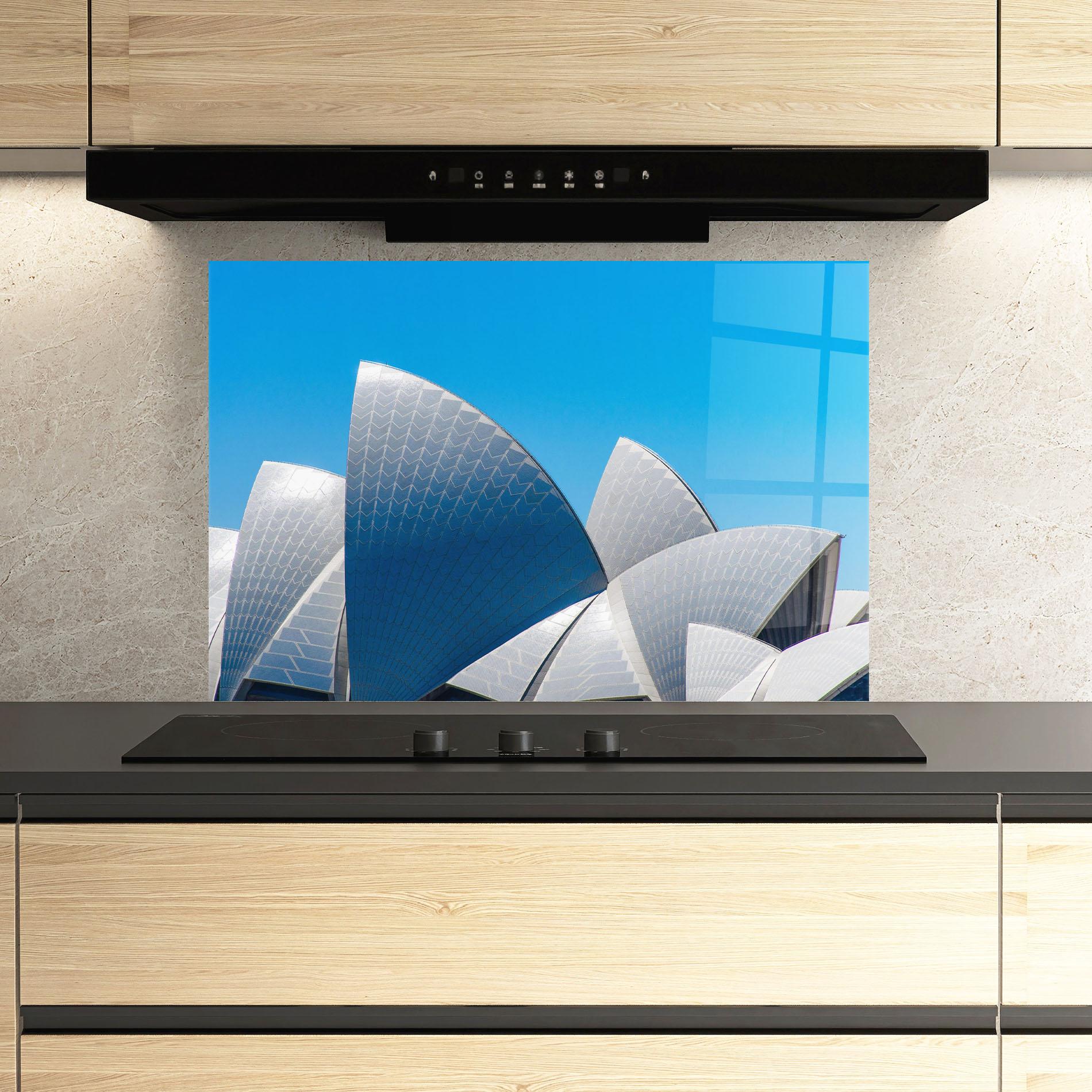 Panou Sticla Bucatarie Close Up Opera House mockup 3