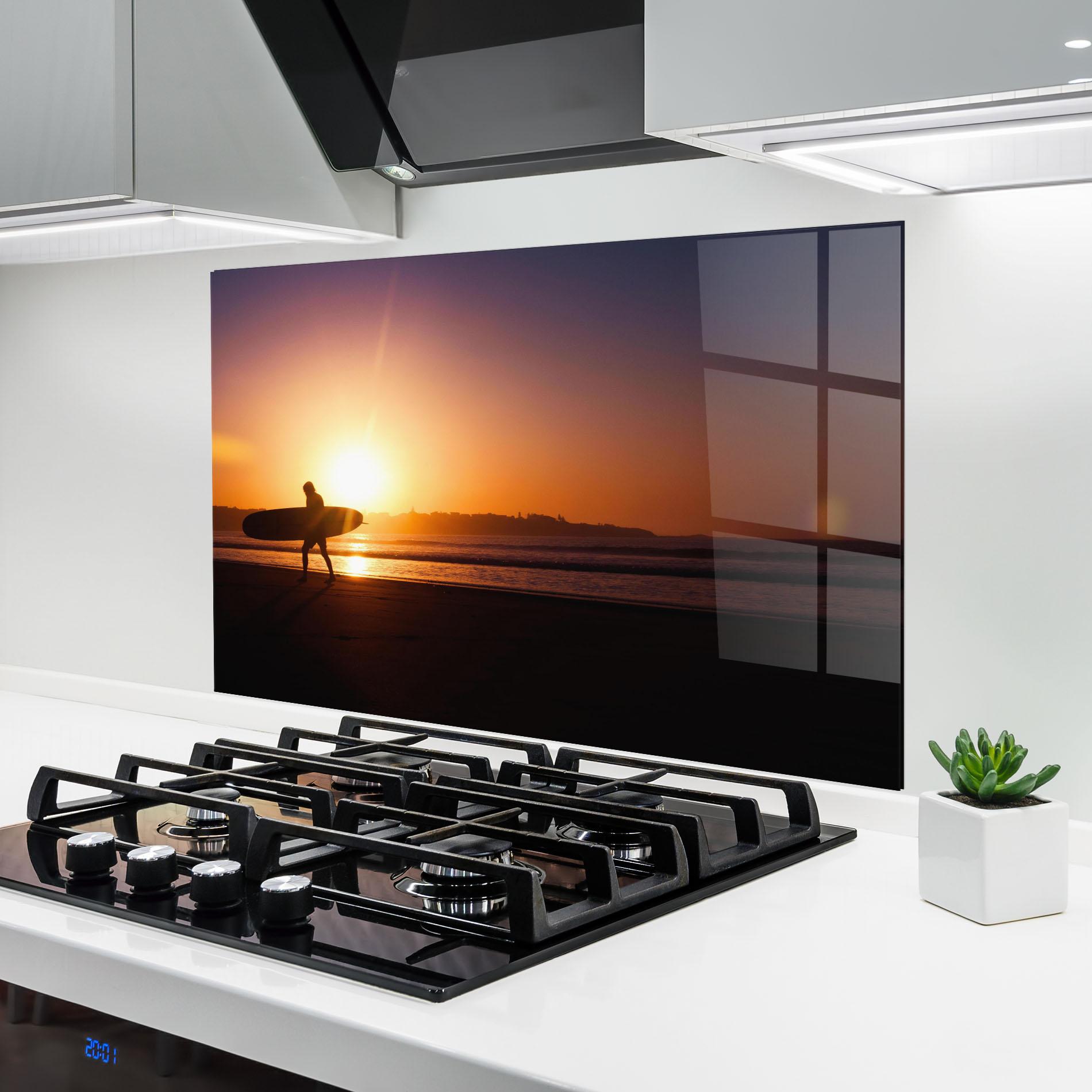 Panou Sticla Bucatarie Australian Sunset mockup 6