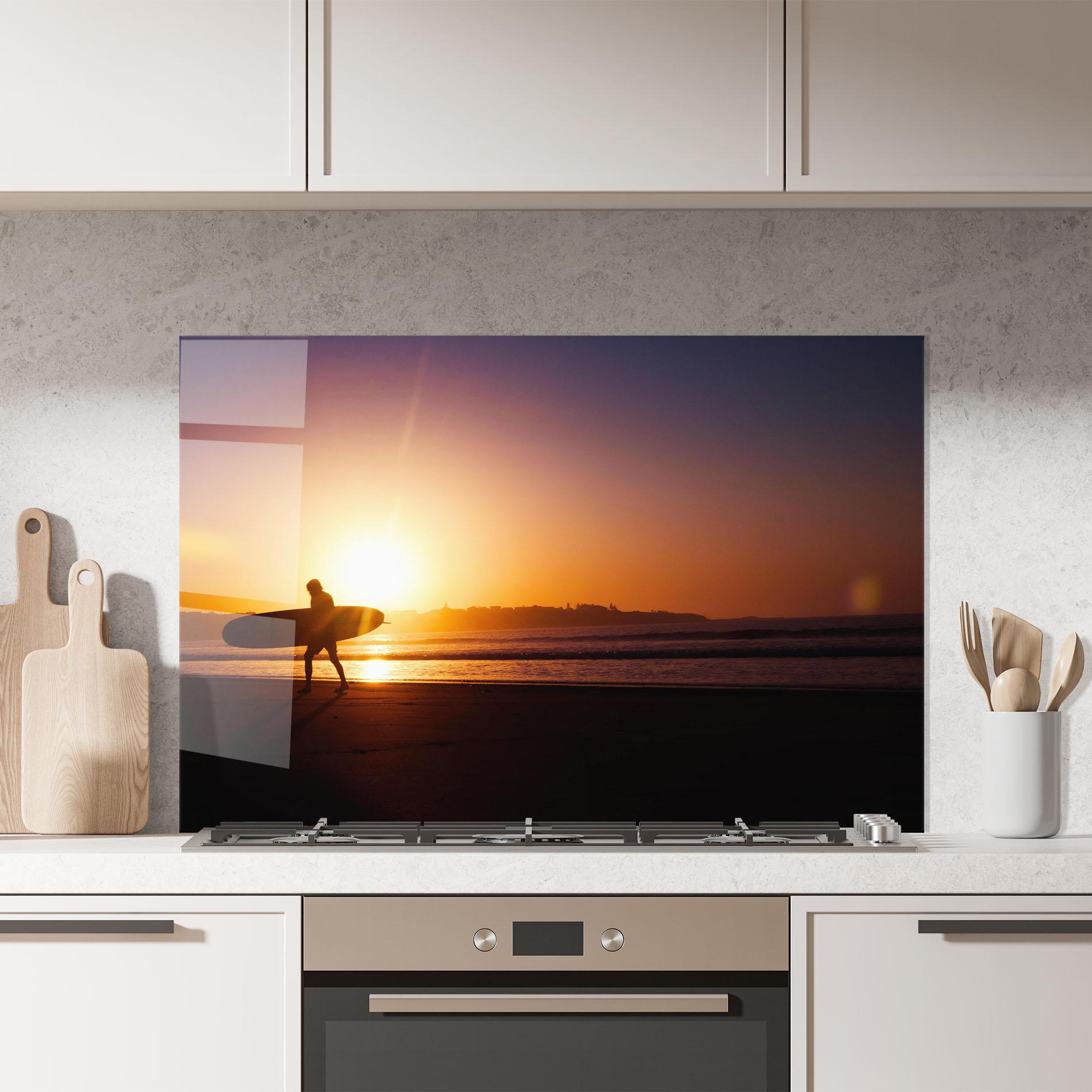 Panou Sticla Bucatarie Australian Sunset mockup 7