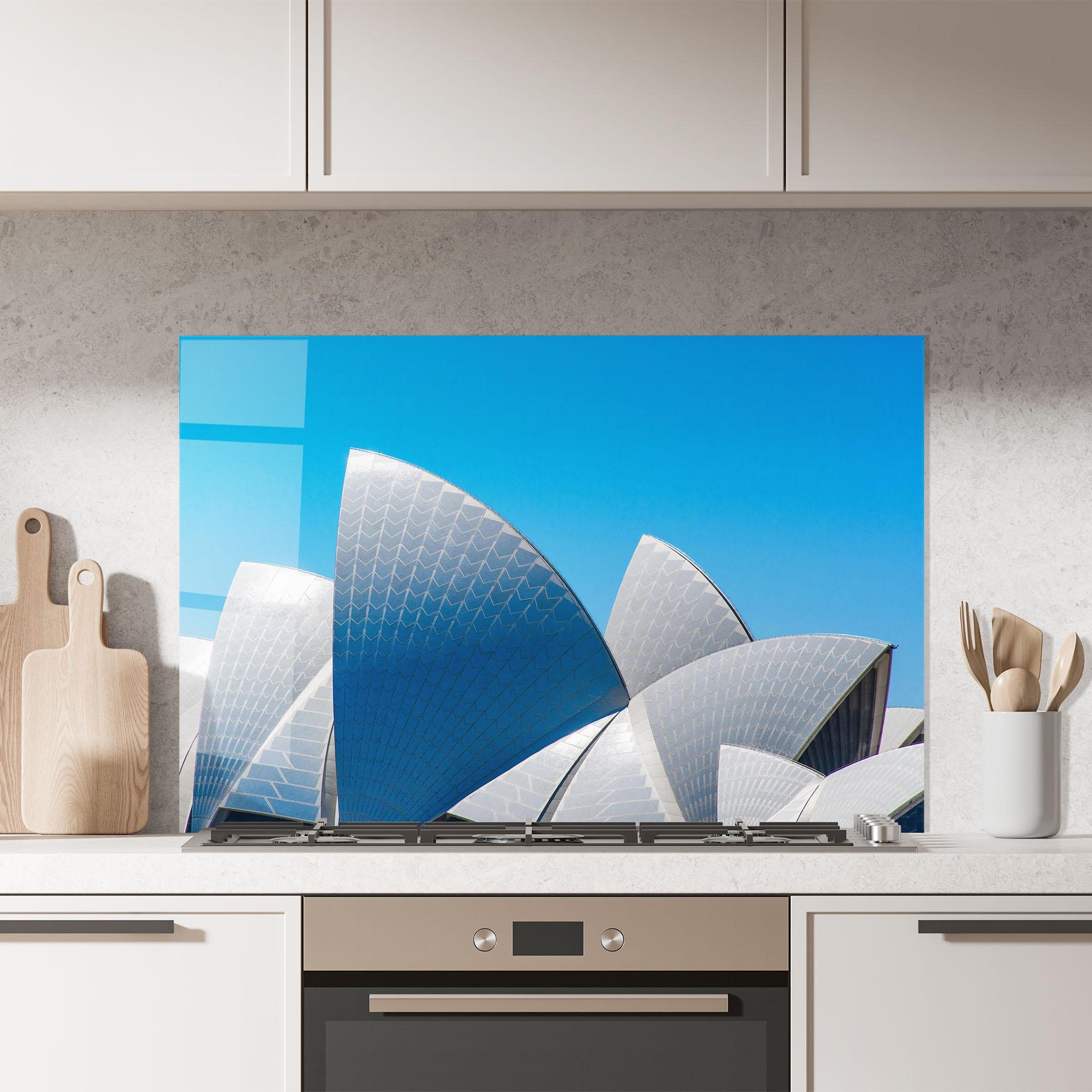 Panou Sticla Bucatarie Close Up Opera House mockup 7