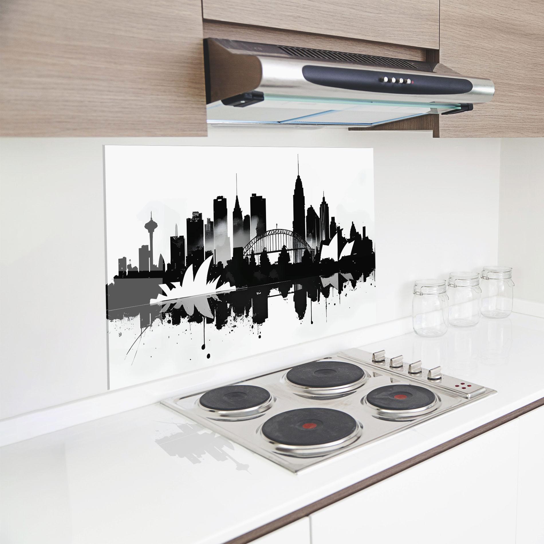 Panou Sticla Bucatarie Opera House Art mockup 8