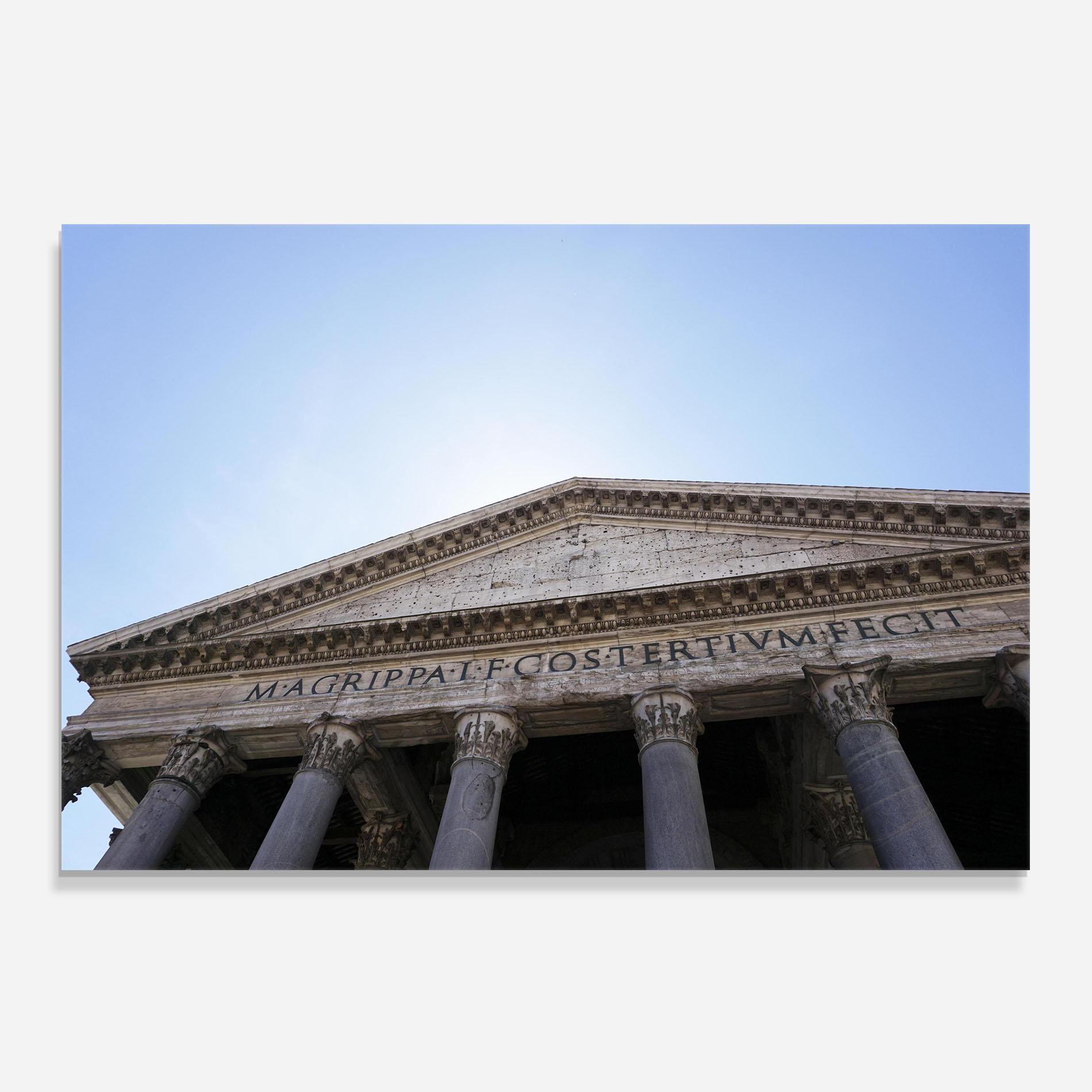 Panou Sticla Bucatarie Daylight Roman Pantheon mockup 0