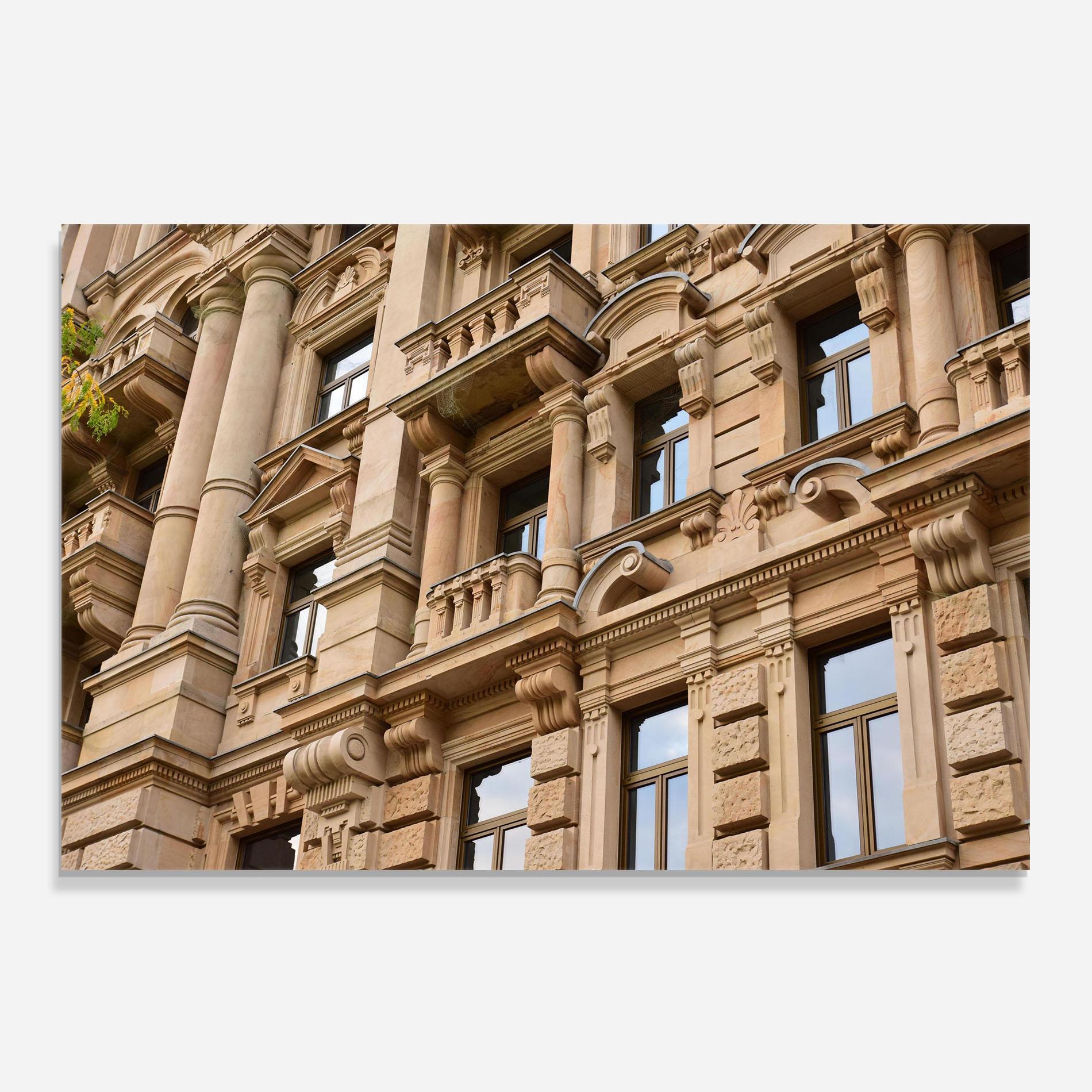 Panou Sticla Bucatarie Frankfurt Building mockup 0