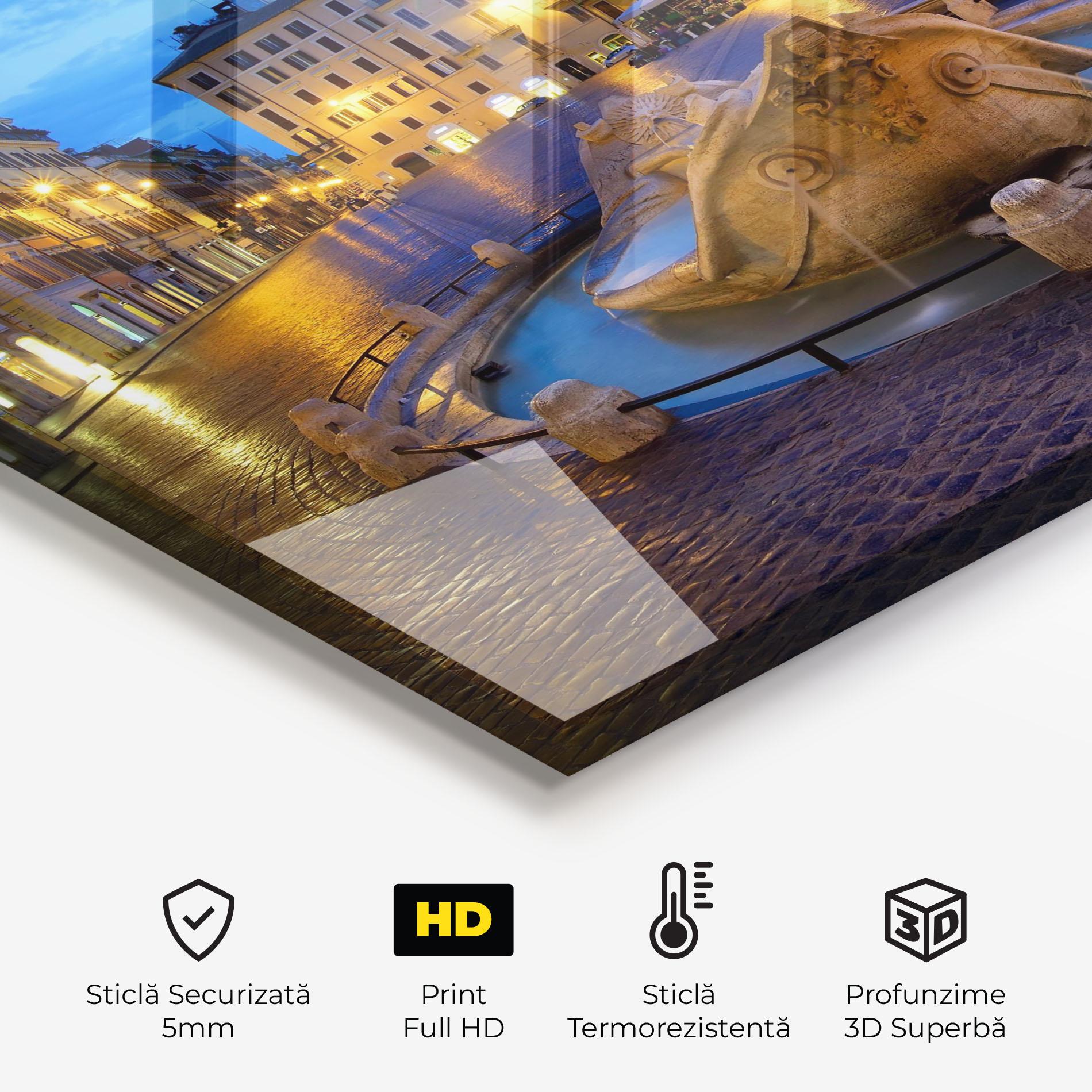 Panou Sticla Bucatarie Barcaccia Rome mockup 2