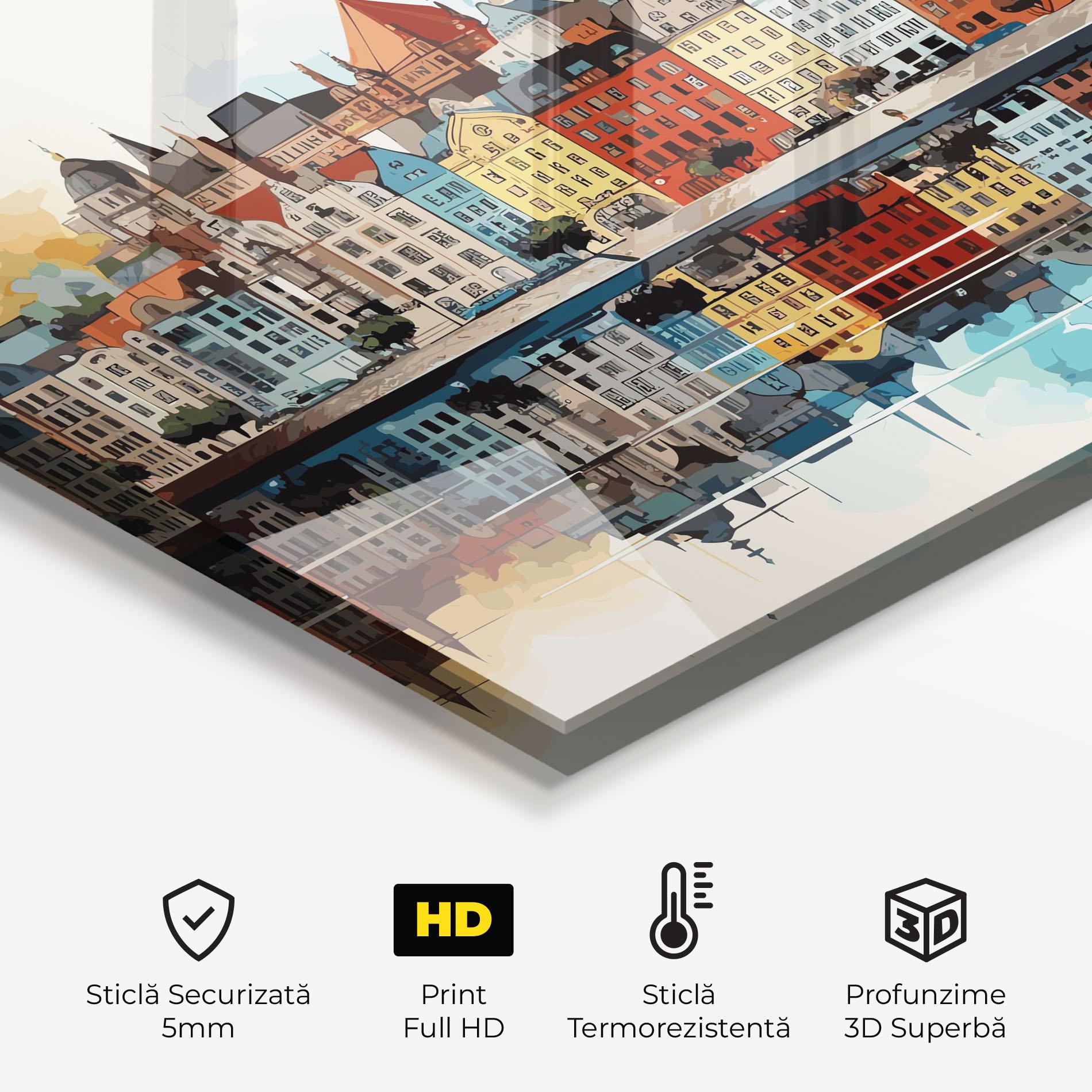 Panou Sticla Bucatarie German Buildings mockup 2