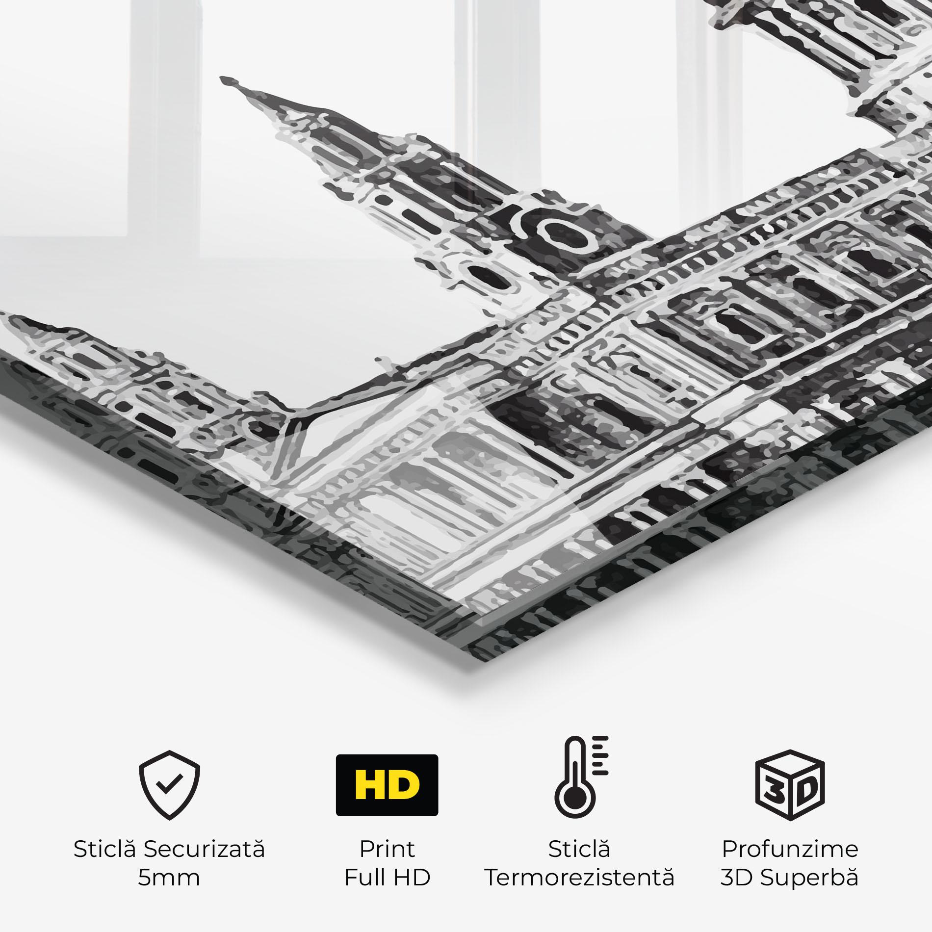 Panou Sticla Bucatarie St Paul Cathedral mockup 2