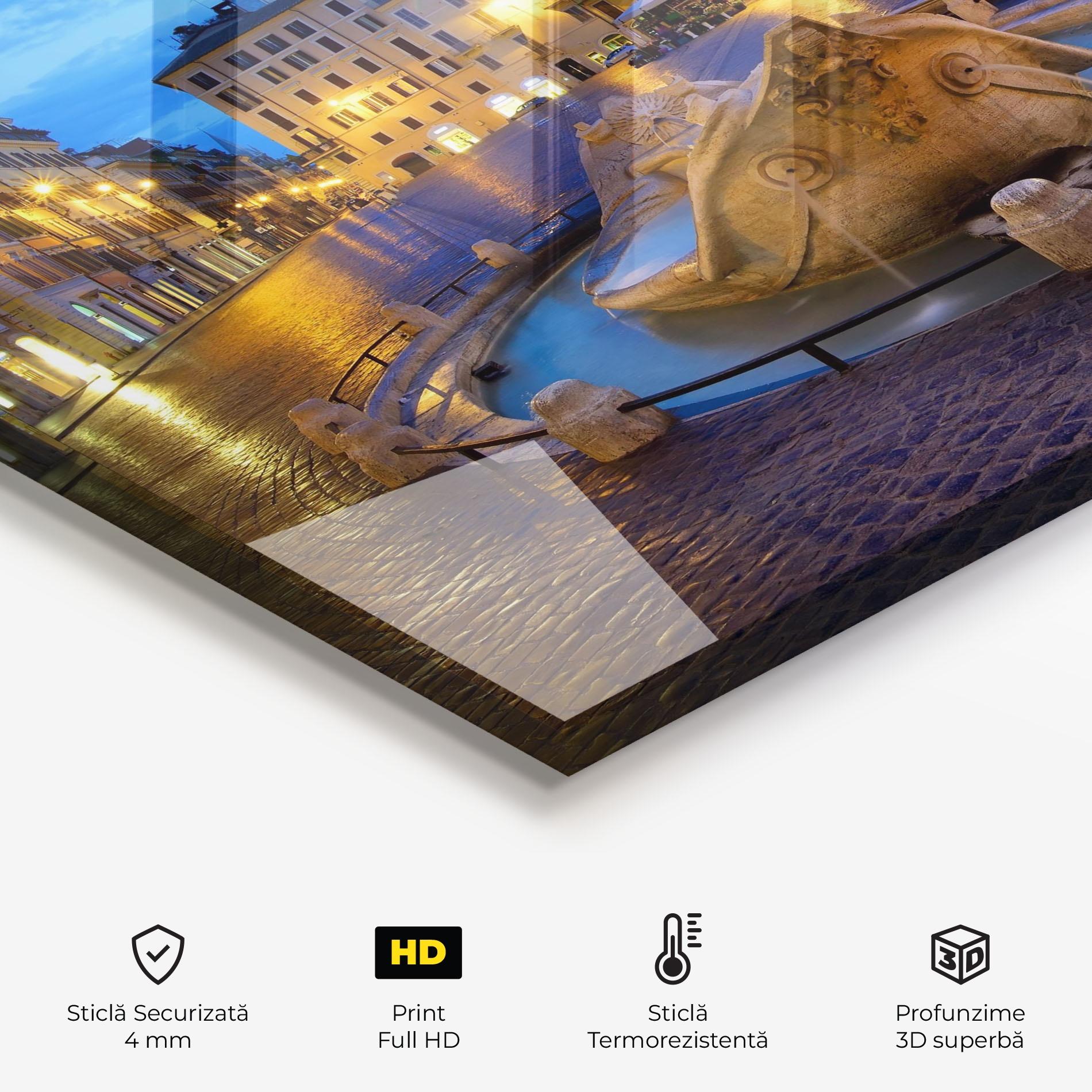 Panou Sticla Bucatarie Barcaccia Rome mockup 2