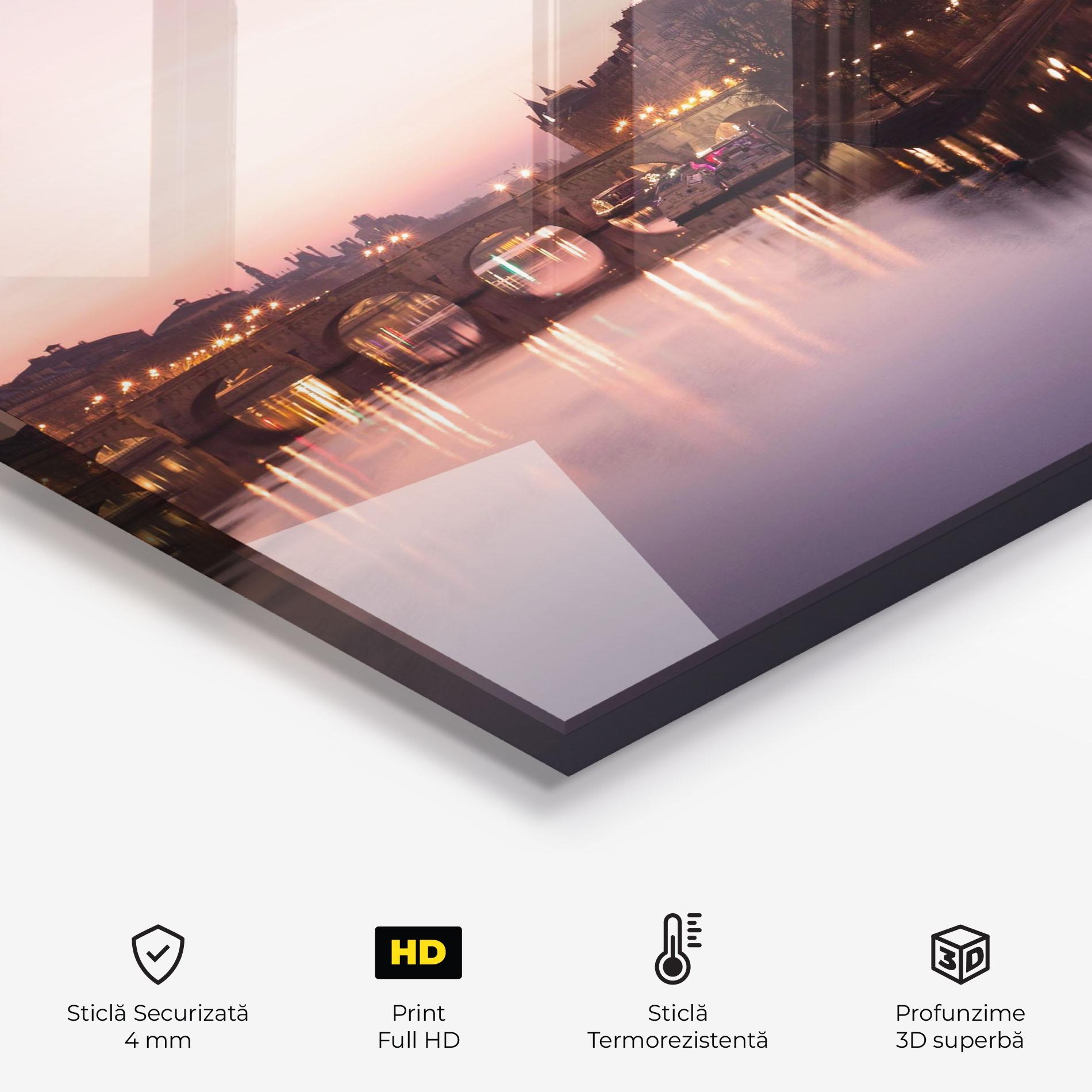 Panou Sticla Bucatarie Seine River mockup 2