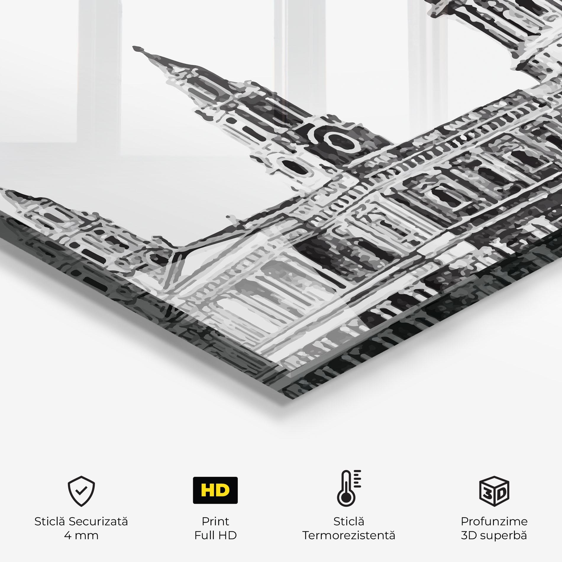 Panou Sticla Bucatarie St Paul Cathedral mockup 2