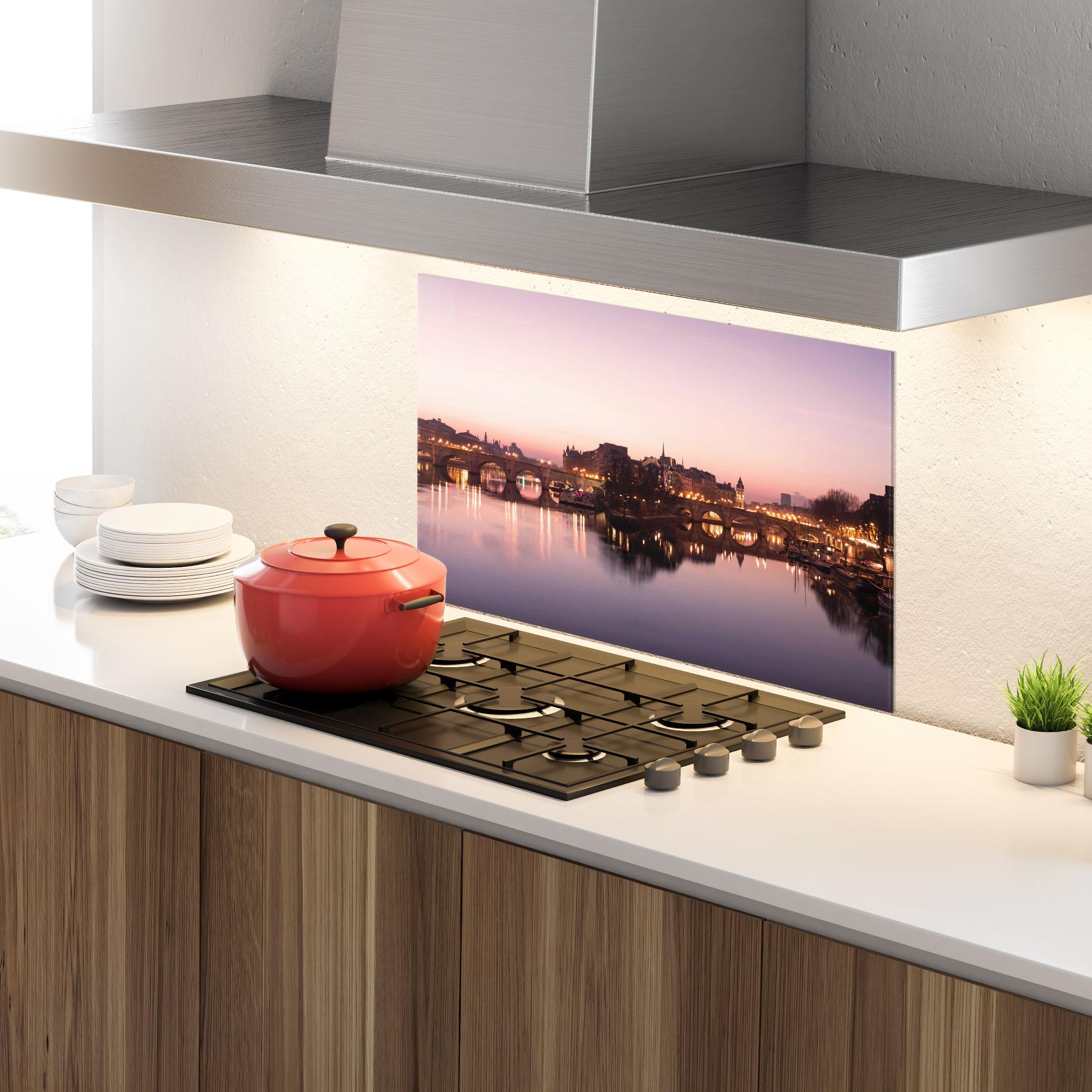 Panou Sticla Bucatarie Seine River mockup 4
