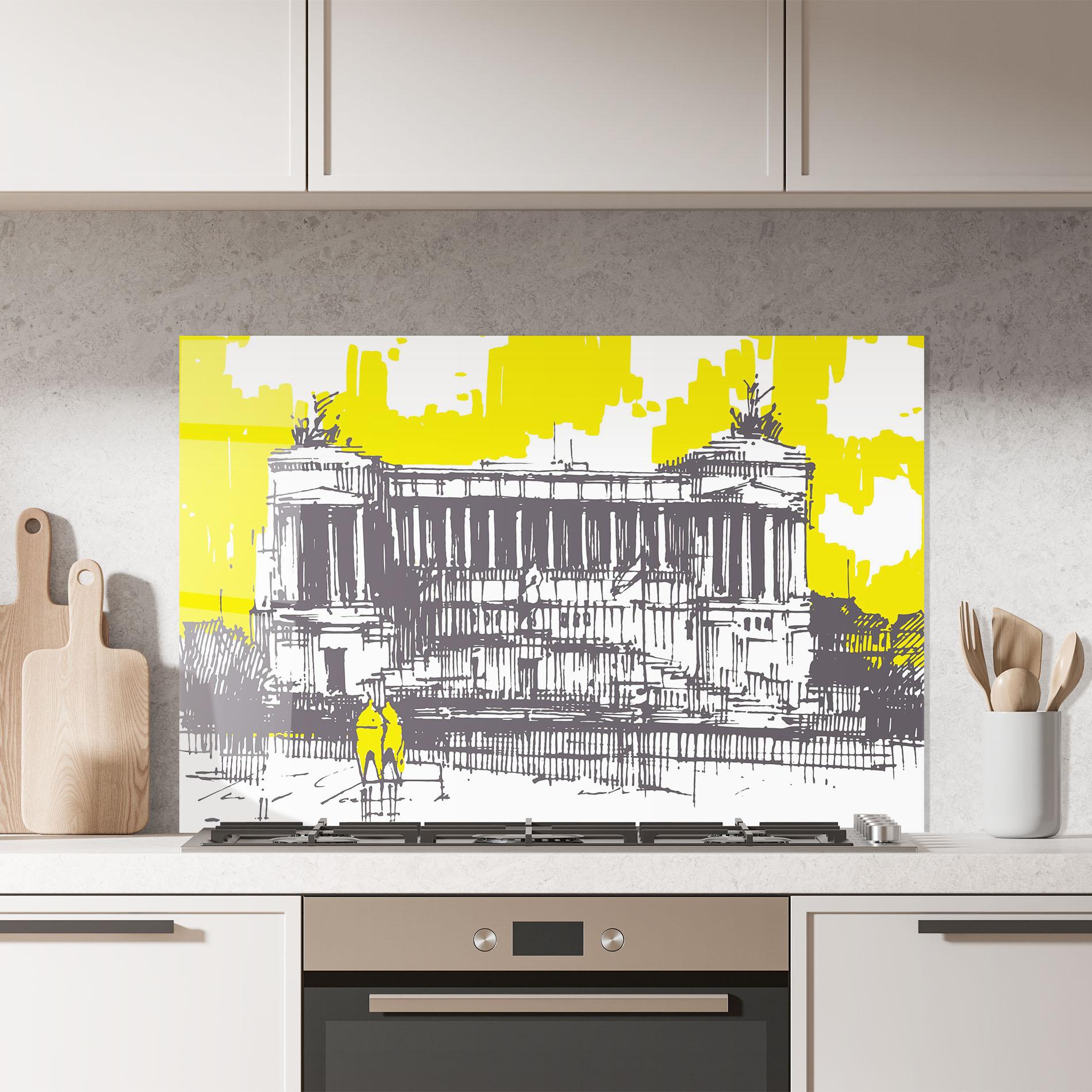 Panou Sticla Bucatarie Altare Della Patria mockup 7