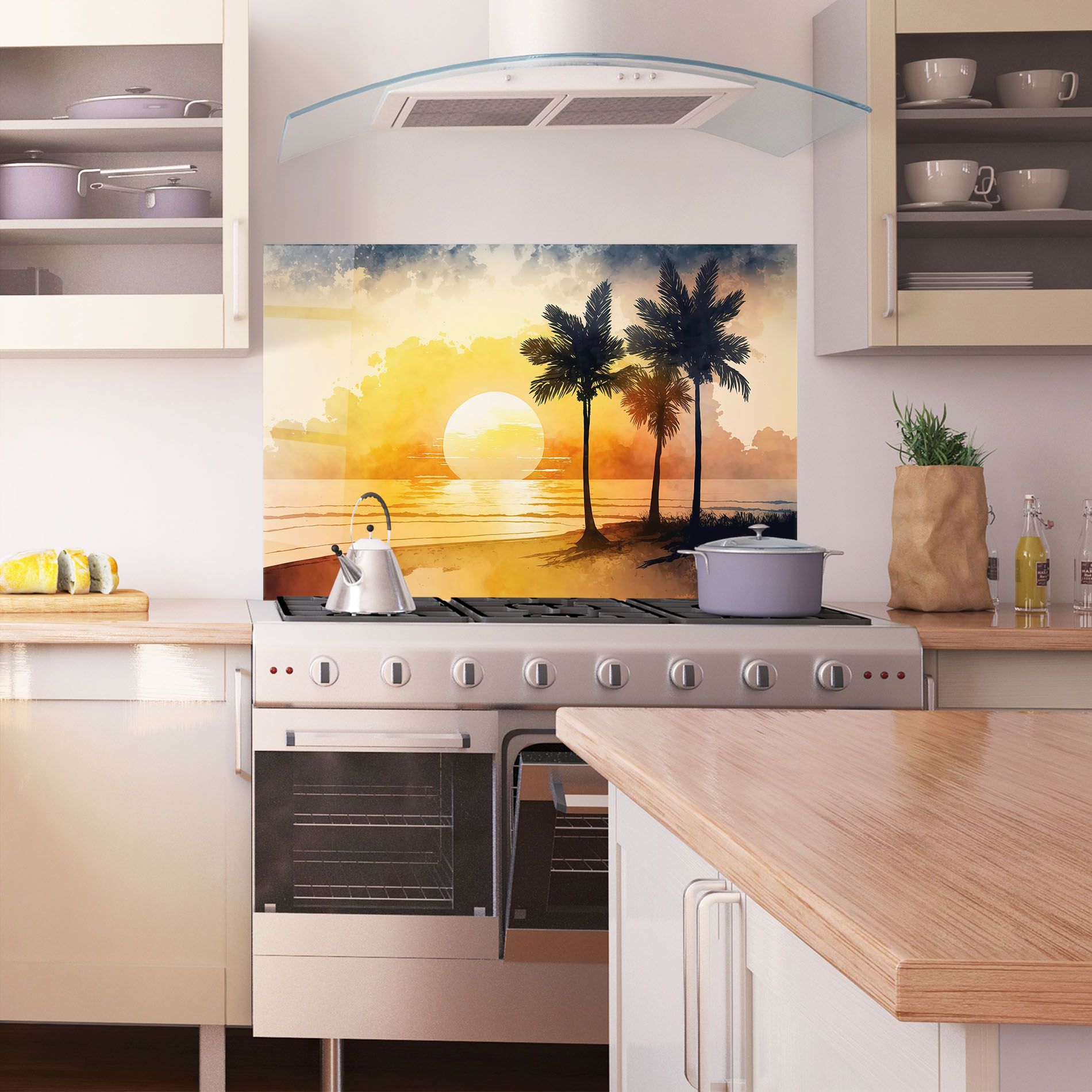 Palm Trees Sunset mockup 1