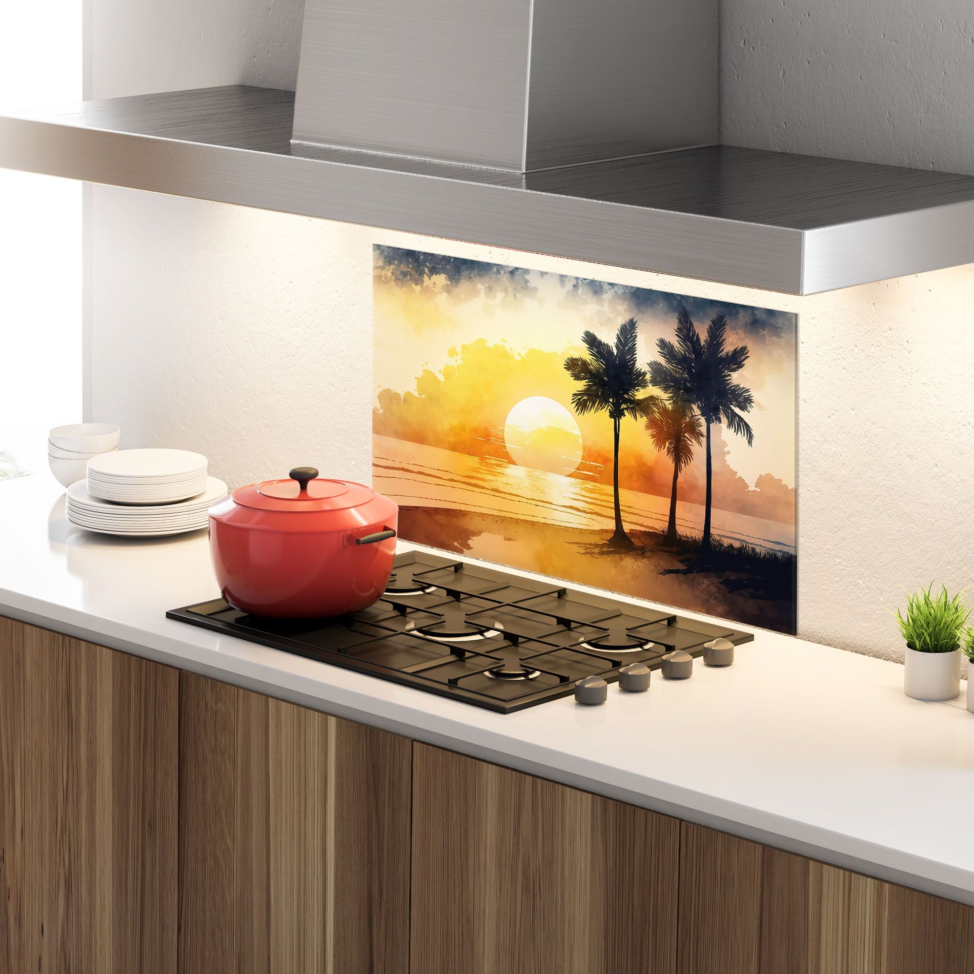 Palm Trees Sunset mockup 4