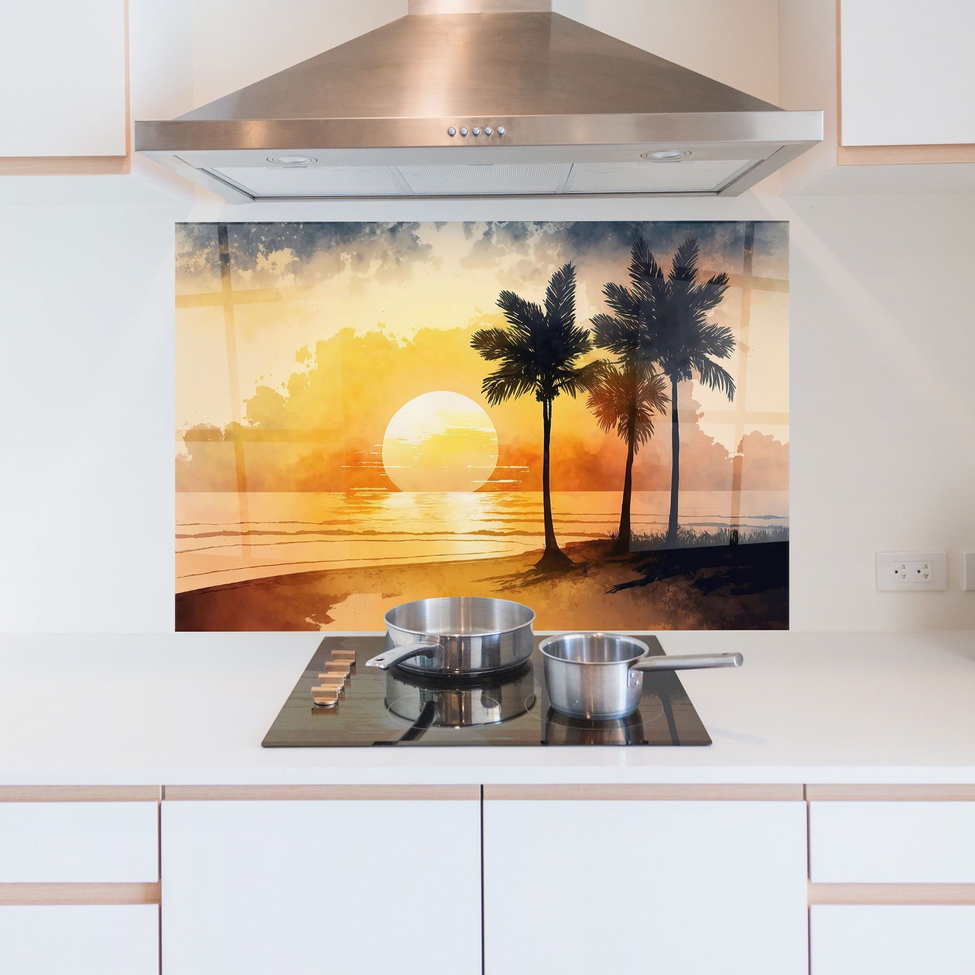 Palm Trees Sunset mockup 5