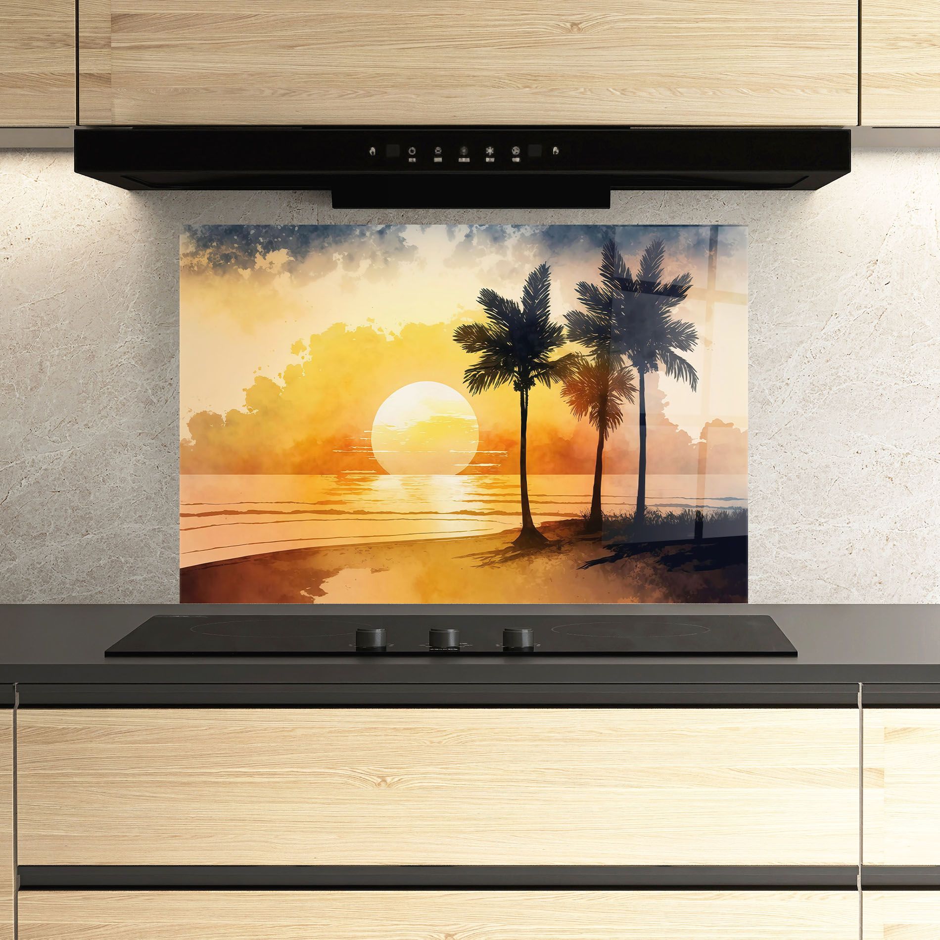 Palm Trees Sunset mockup 3