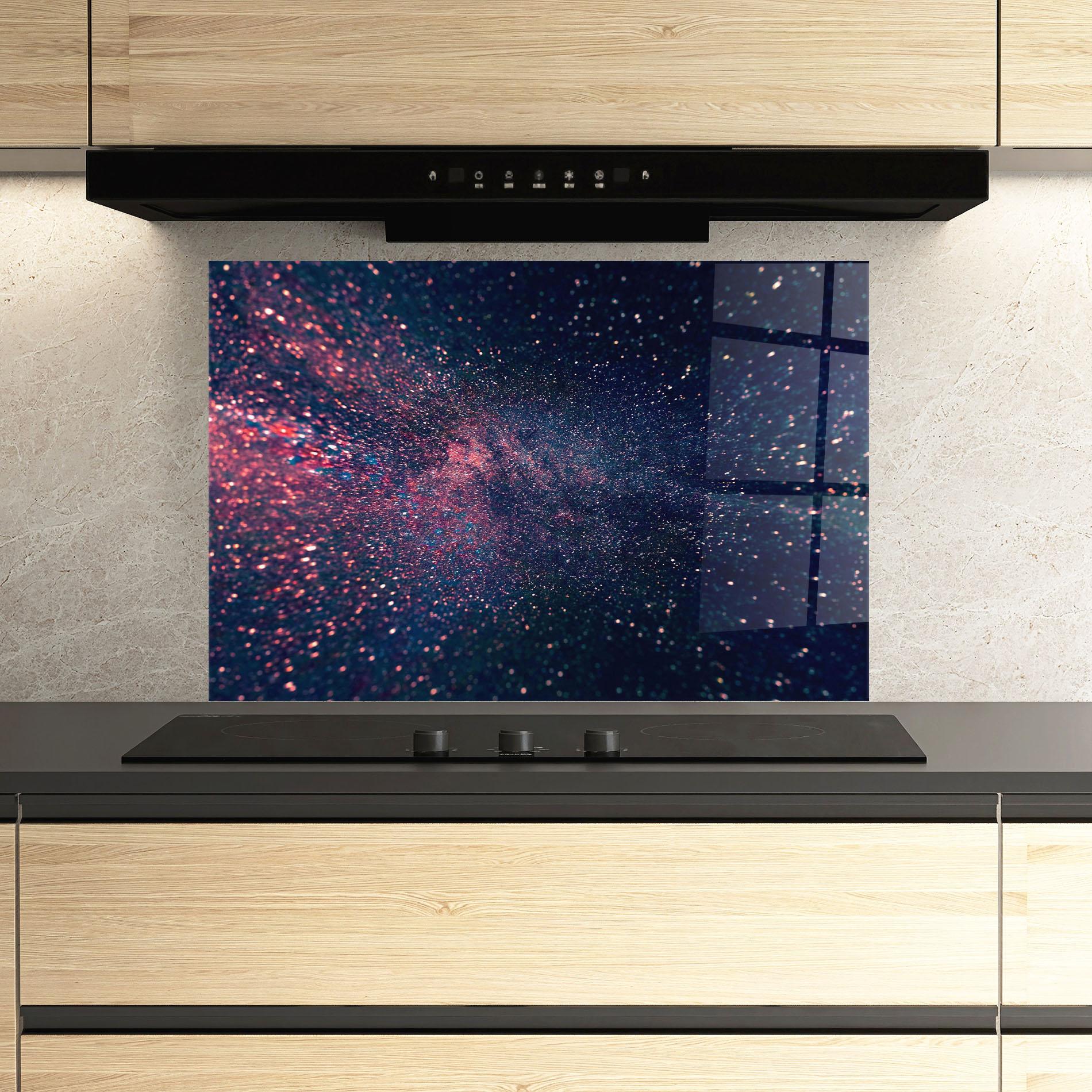 Panou Sticla Bucatarie Purple Spark mockup 3