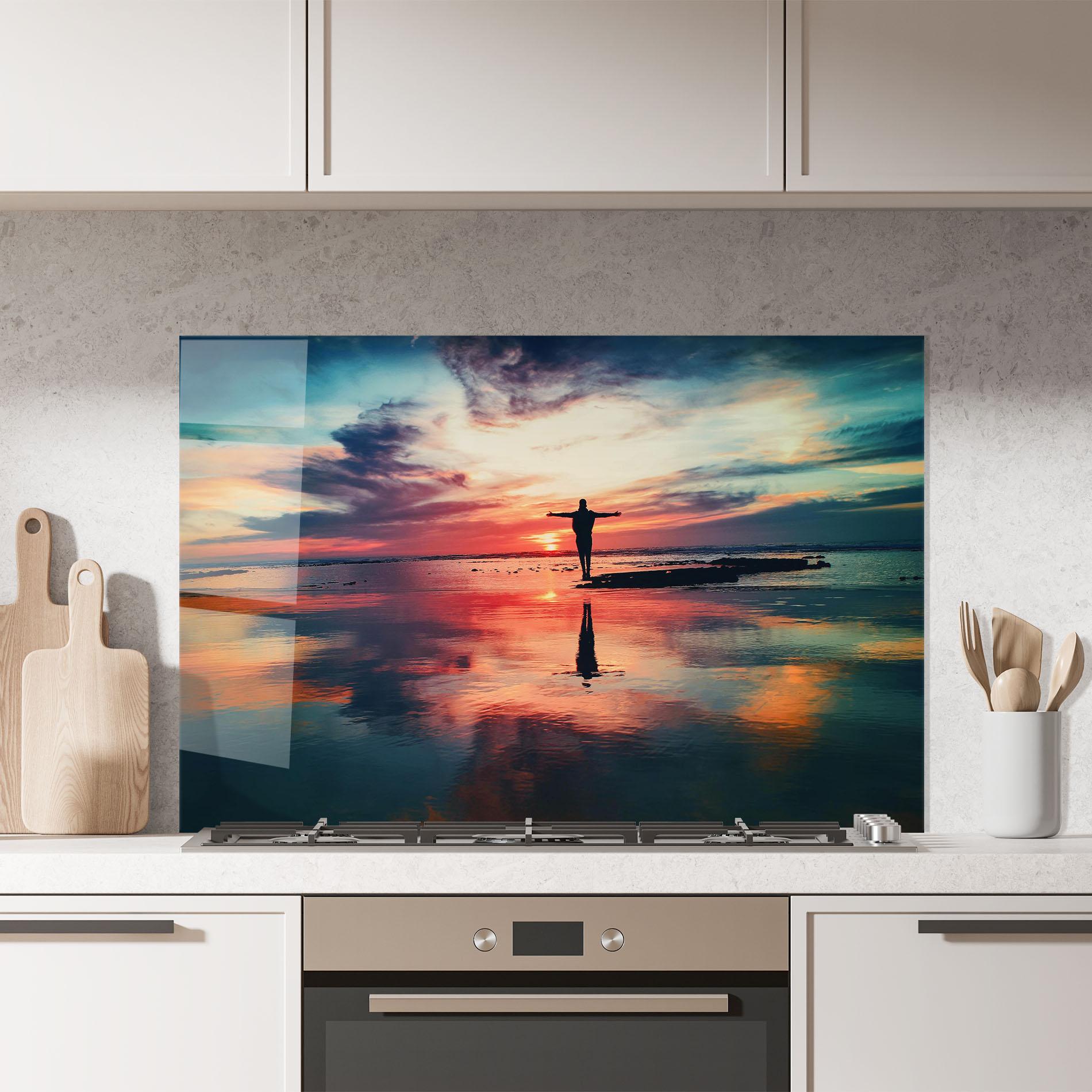 Panou Sticla Bucatarie Freedom Feeling mockup 7