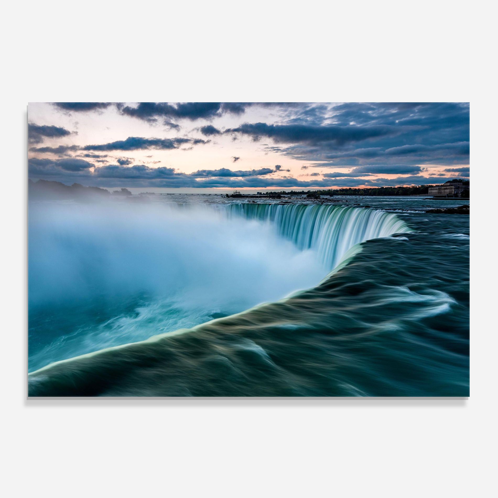 Blue Dreamy Waterfall mockup 0