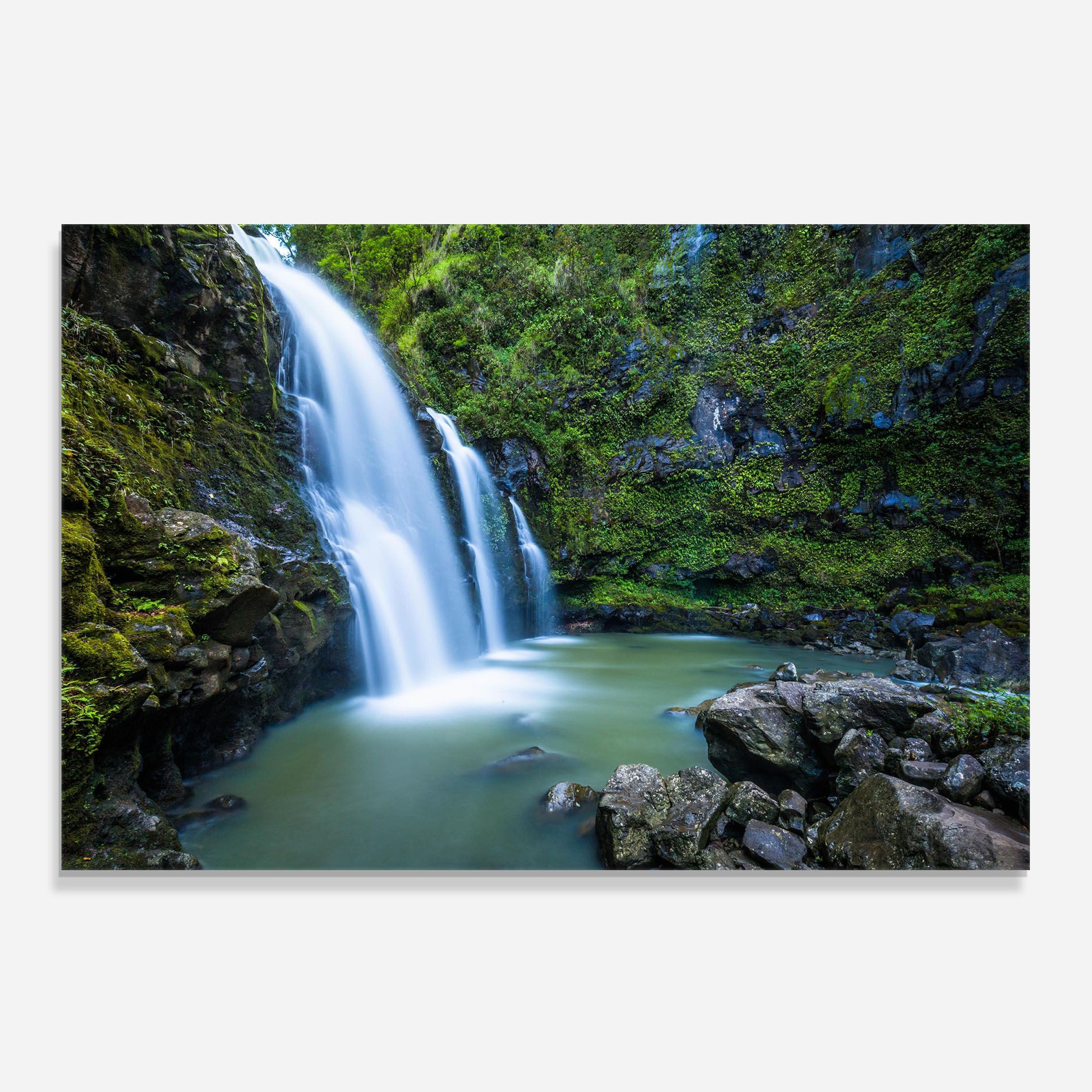 Swimming In Waterfall mockup 0