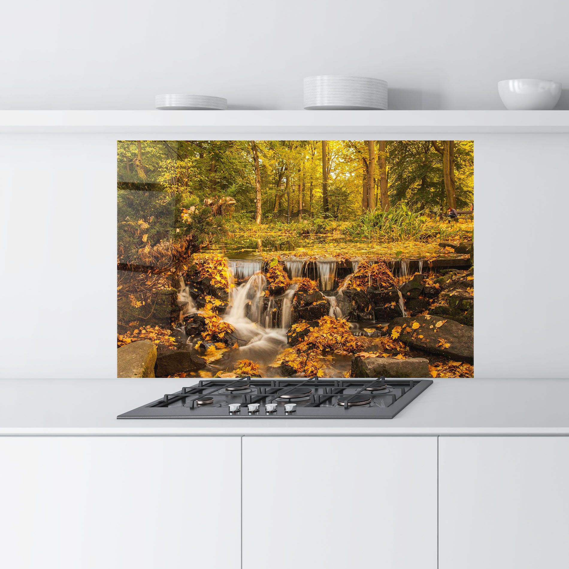 Autumn Pretty Waterfall mockup 9