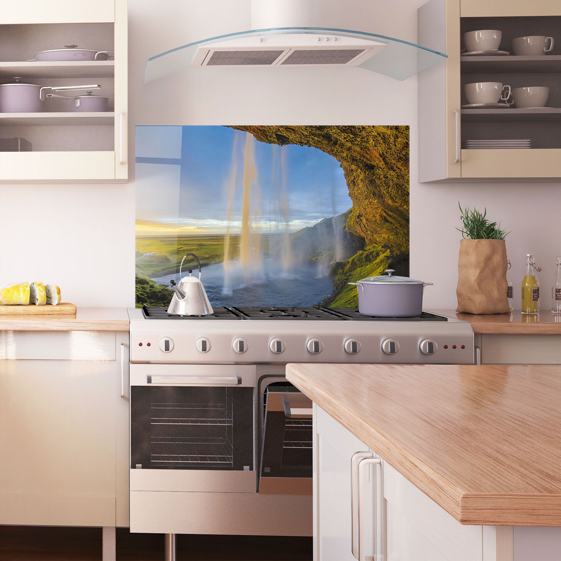 Orange Waterfall mockup 1