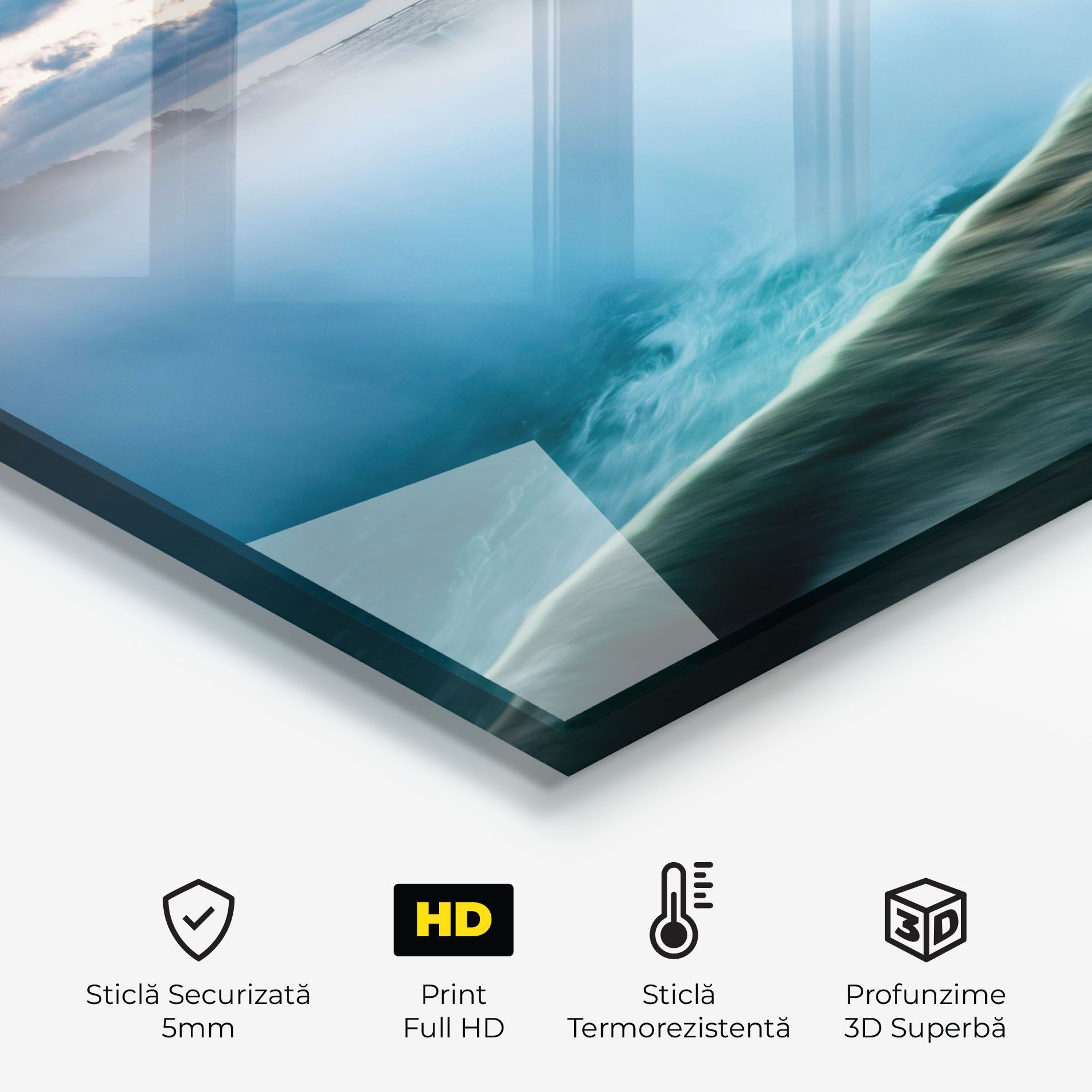 Dreamy Blue Waterfall mockup 2