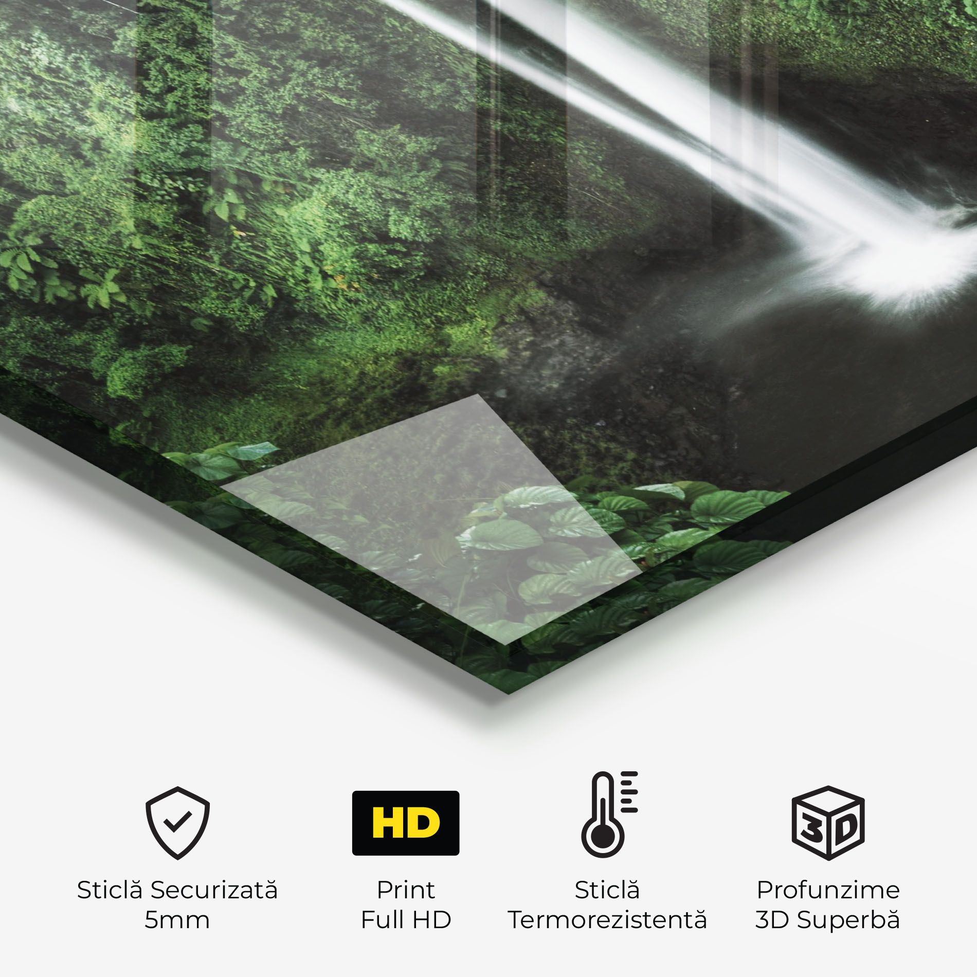 Green Nature Waterfall mockup 2