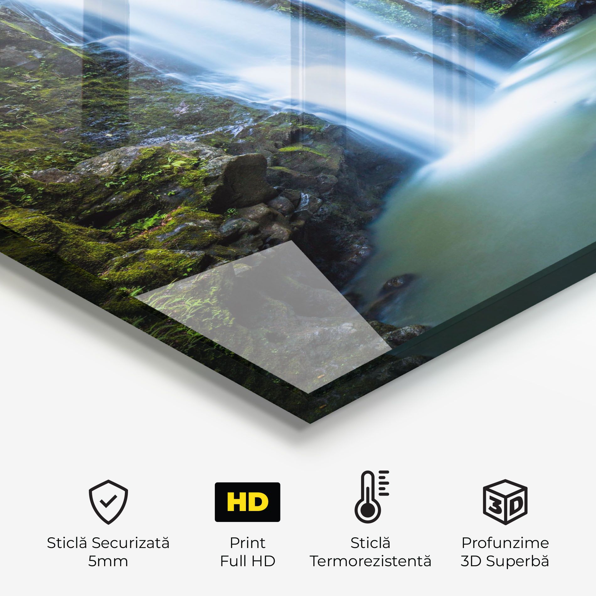 Swimming In Waterfall mockup 2