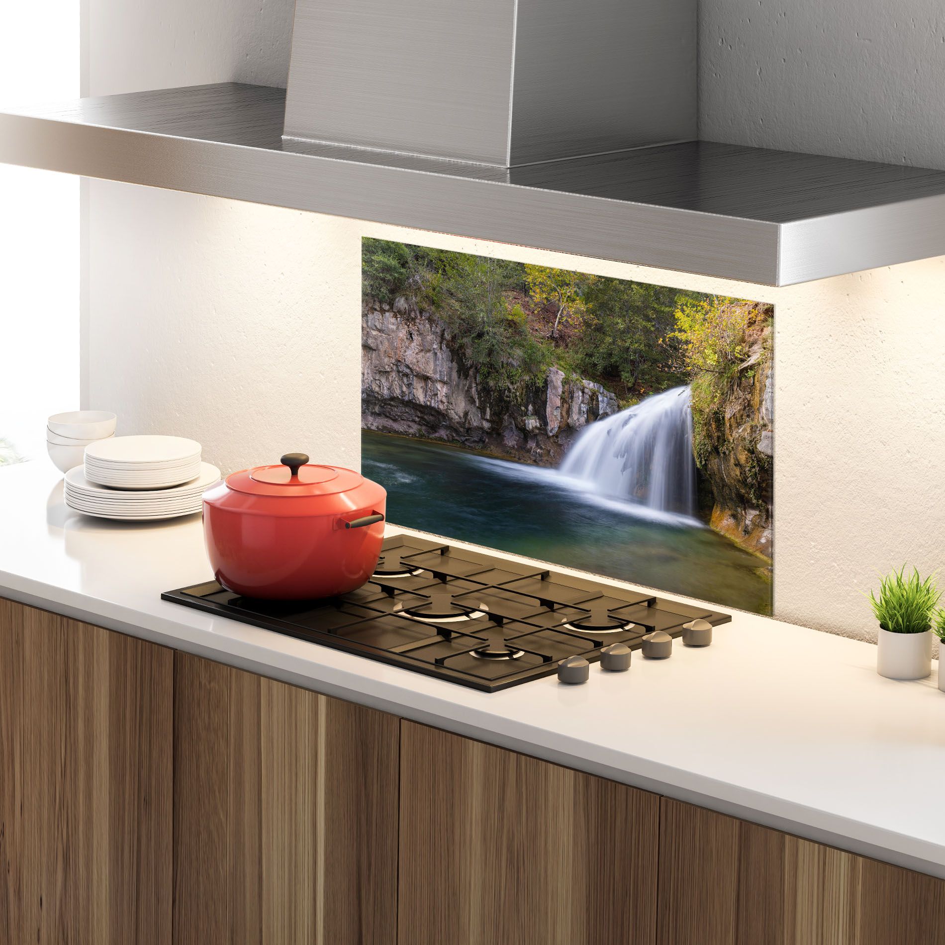 White Waterfall mockup 4