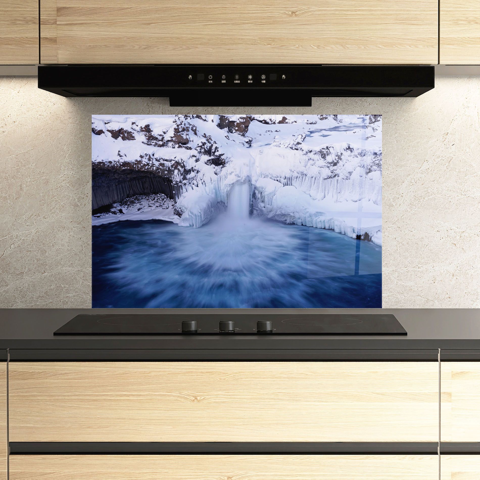 Snow Waterfall mockup 3