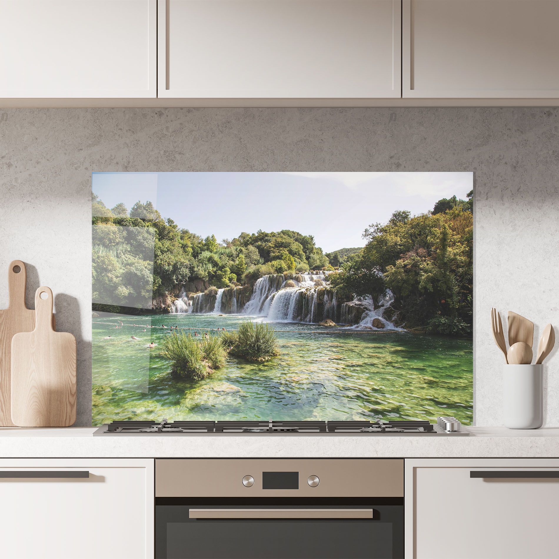 Green Waterfall mockup 7