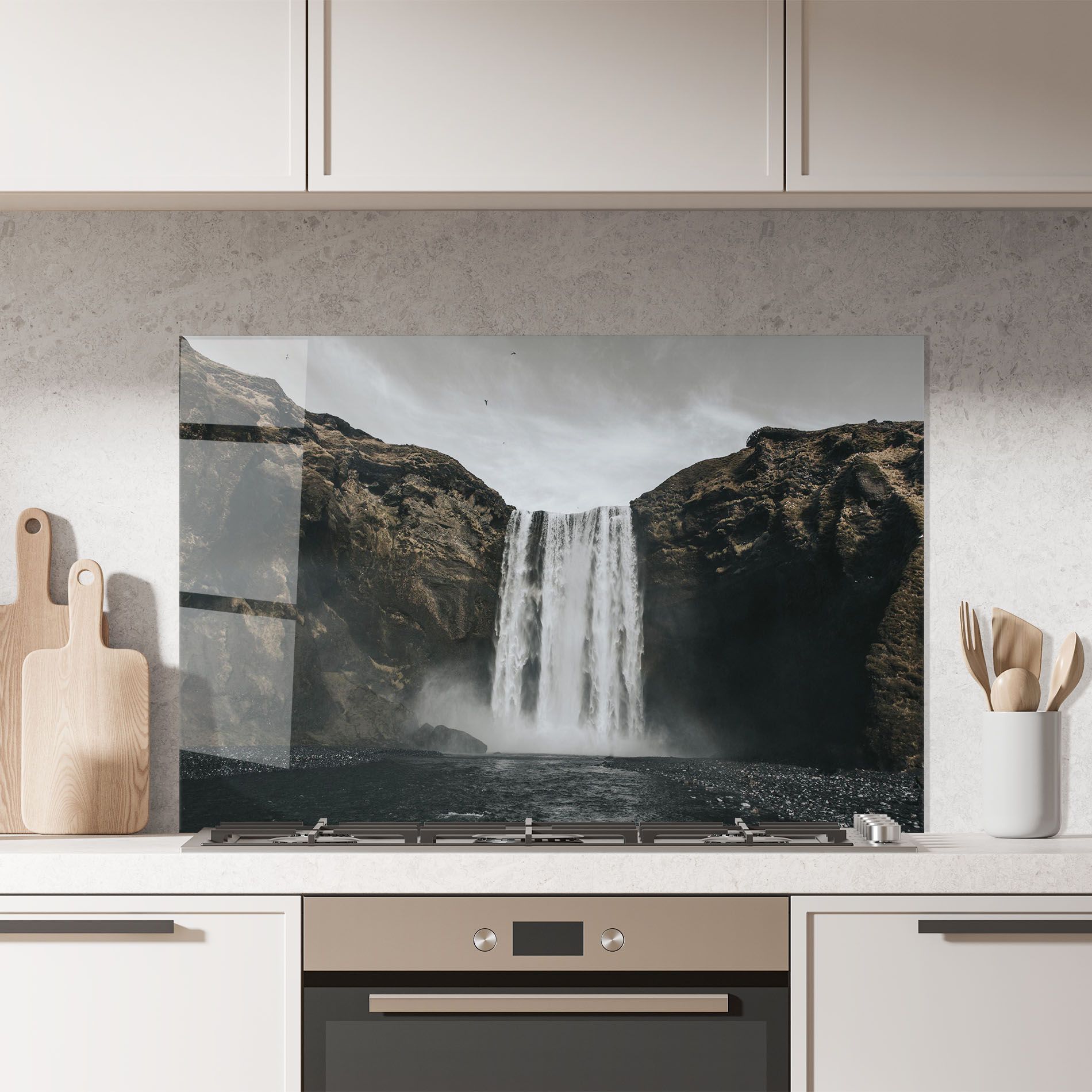 Grey Waterfall mockup 7