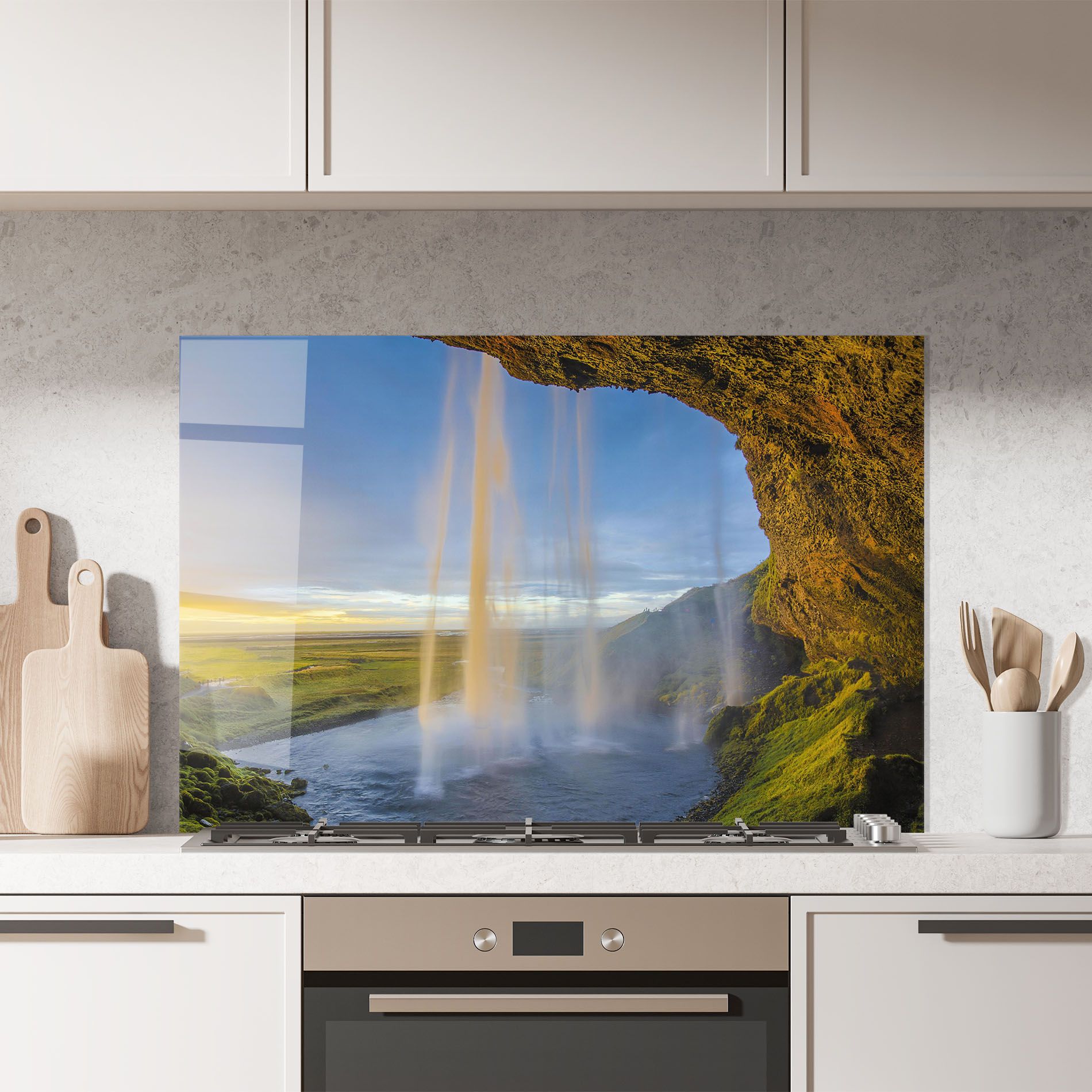 Orange Waterfall mockup 7