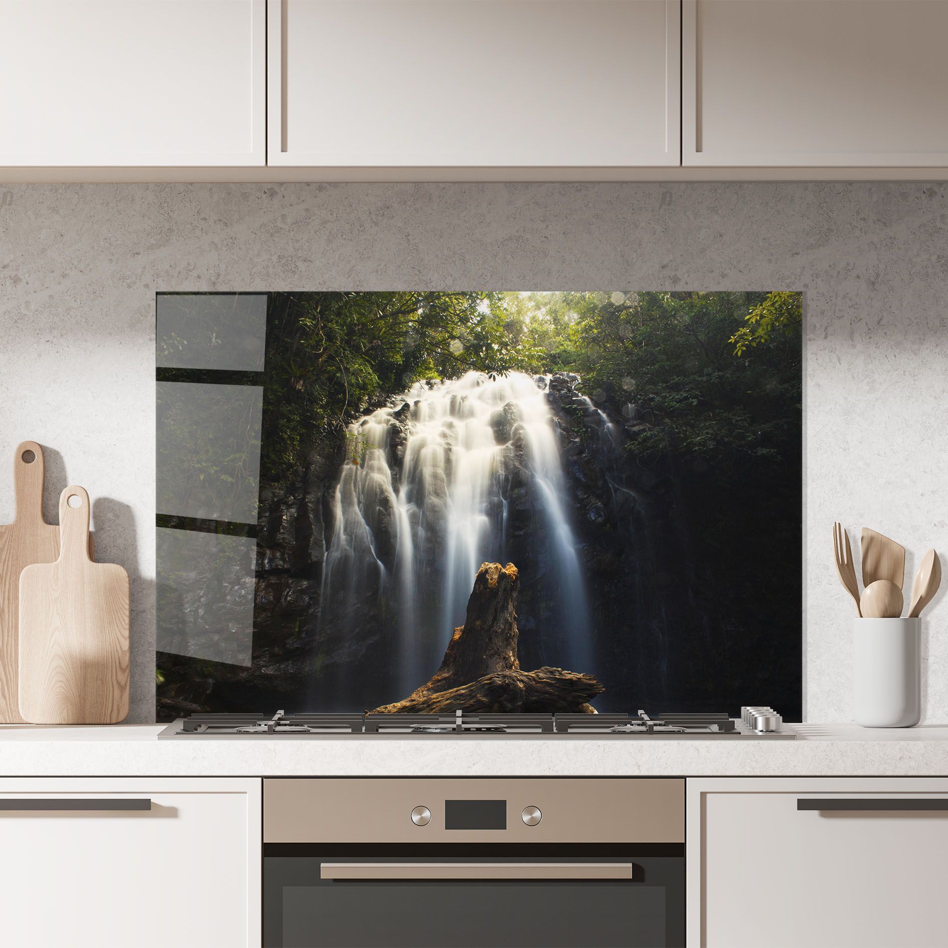 Tree Log Waterfall mockup 7