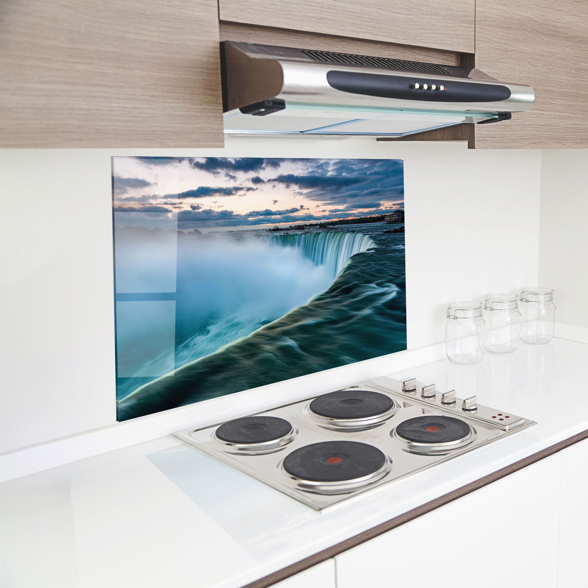 Blue Dreamy Waterfall mockup 8