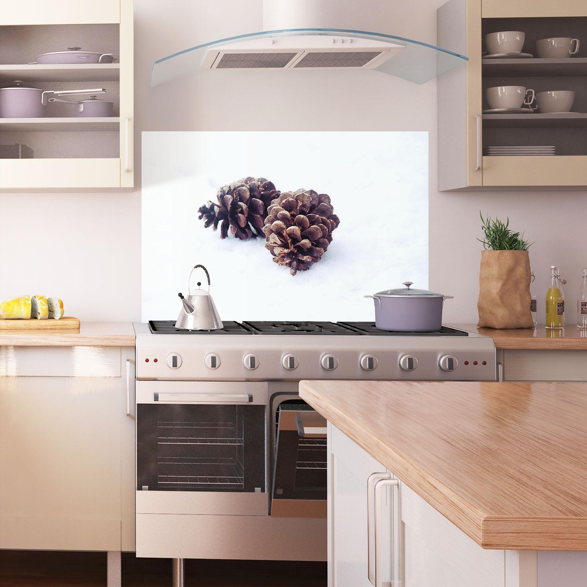 Panou Sticla Bucatarie Snow Cones mockup 1