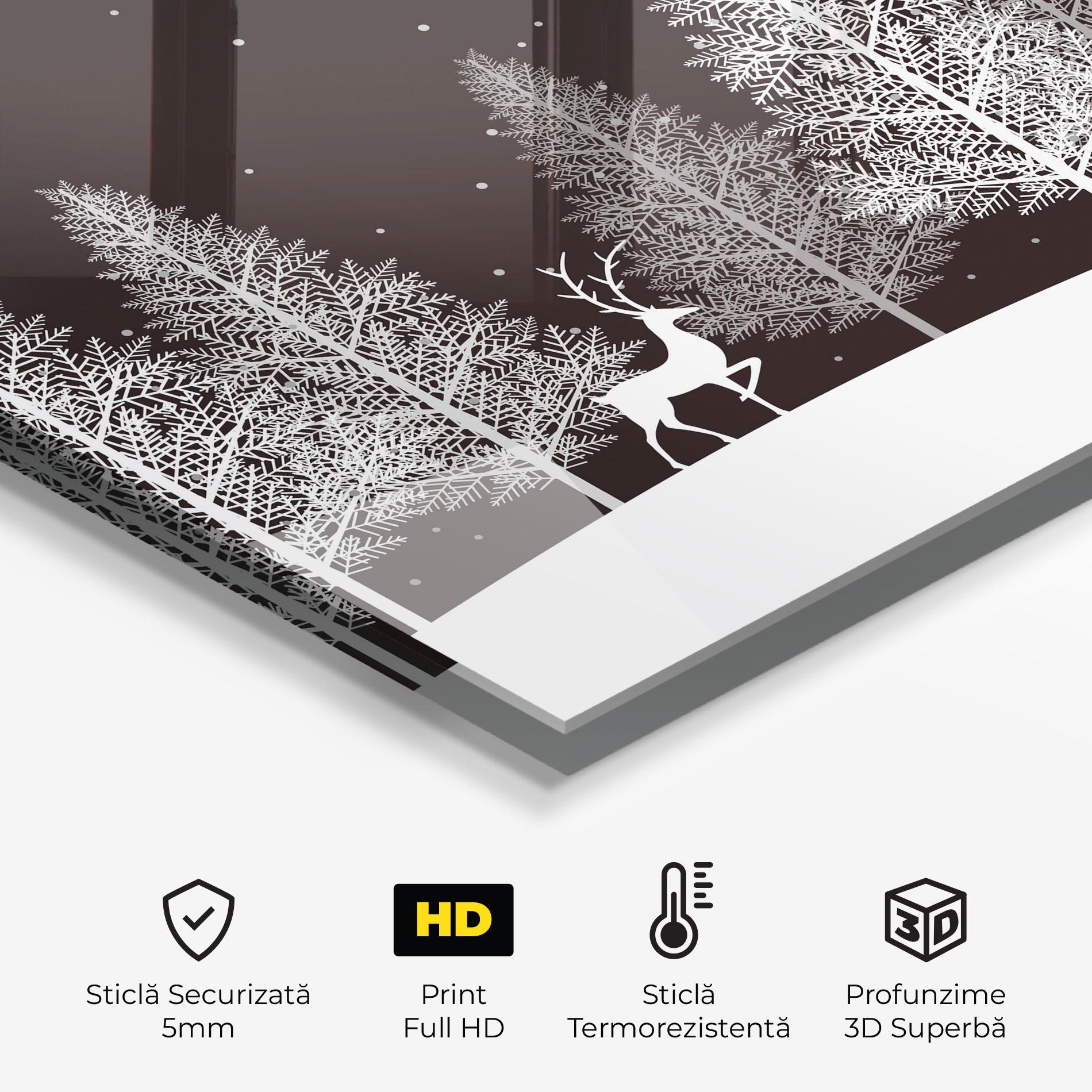 Panou Sticla Bucatarie Brown Sky Winter mockup 2