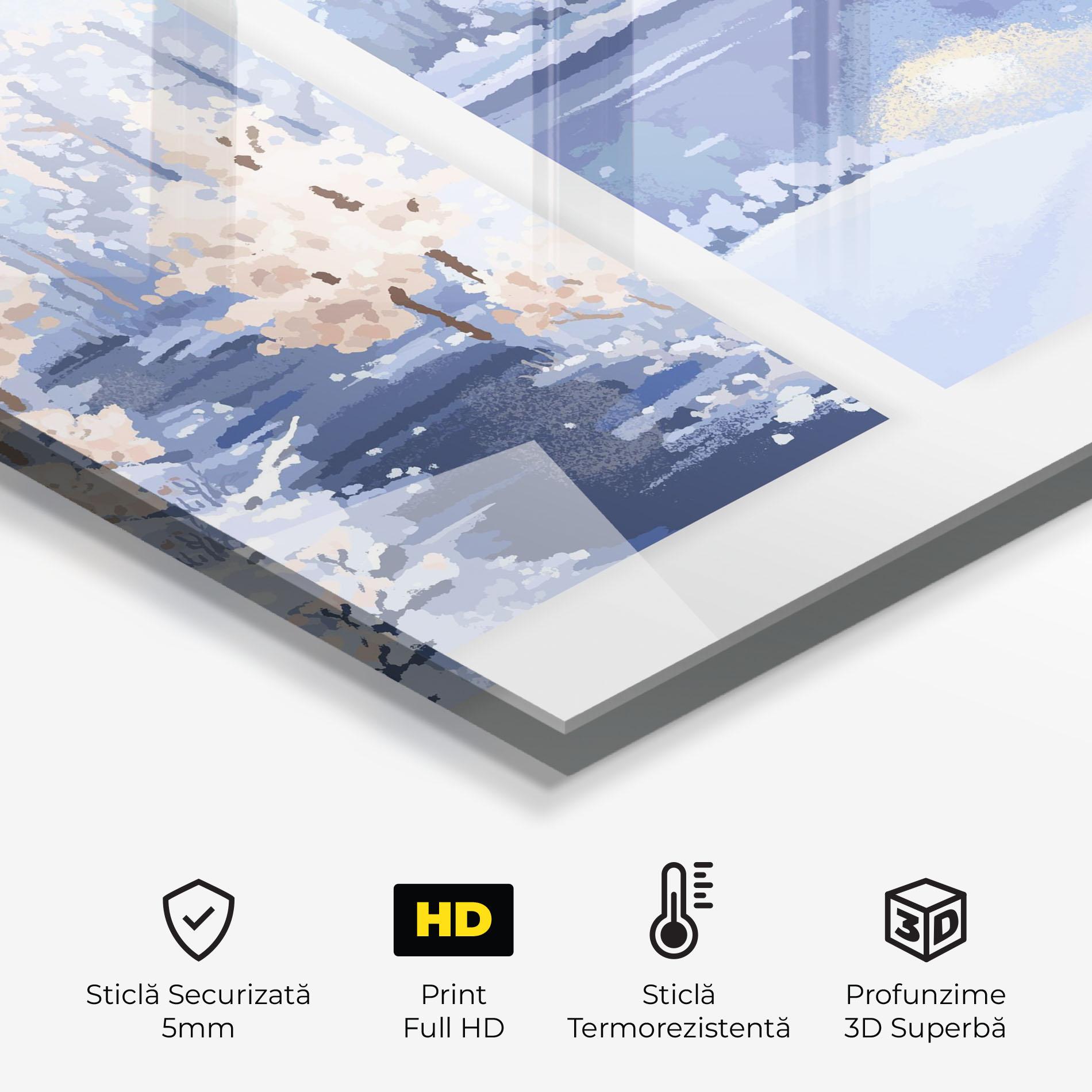 Panou Sticla Bucatarie Winter_landscape_with_forest_and_field_vector_illustration14 mockup 2