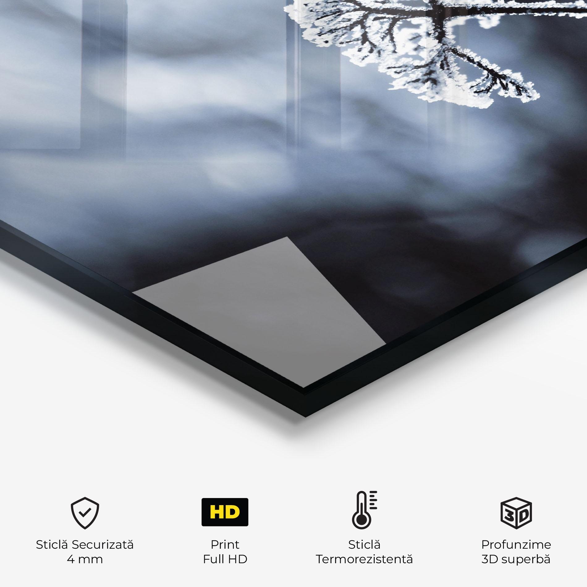 Panou Sticla Bucatarie Winter Plant mockup 2